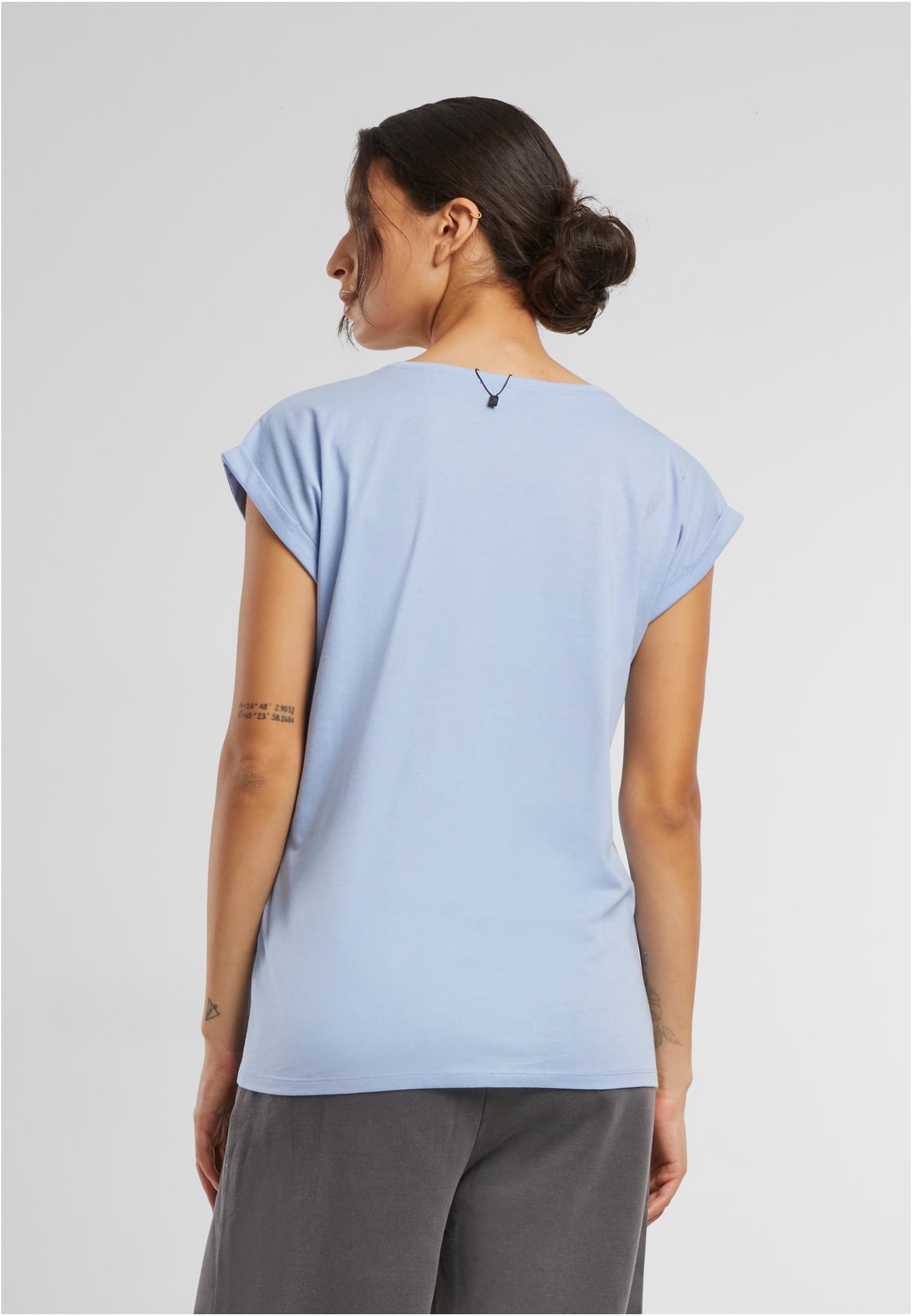 Ladies Extended Shoulder Tee powderblue | powderblue