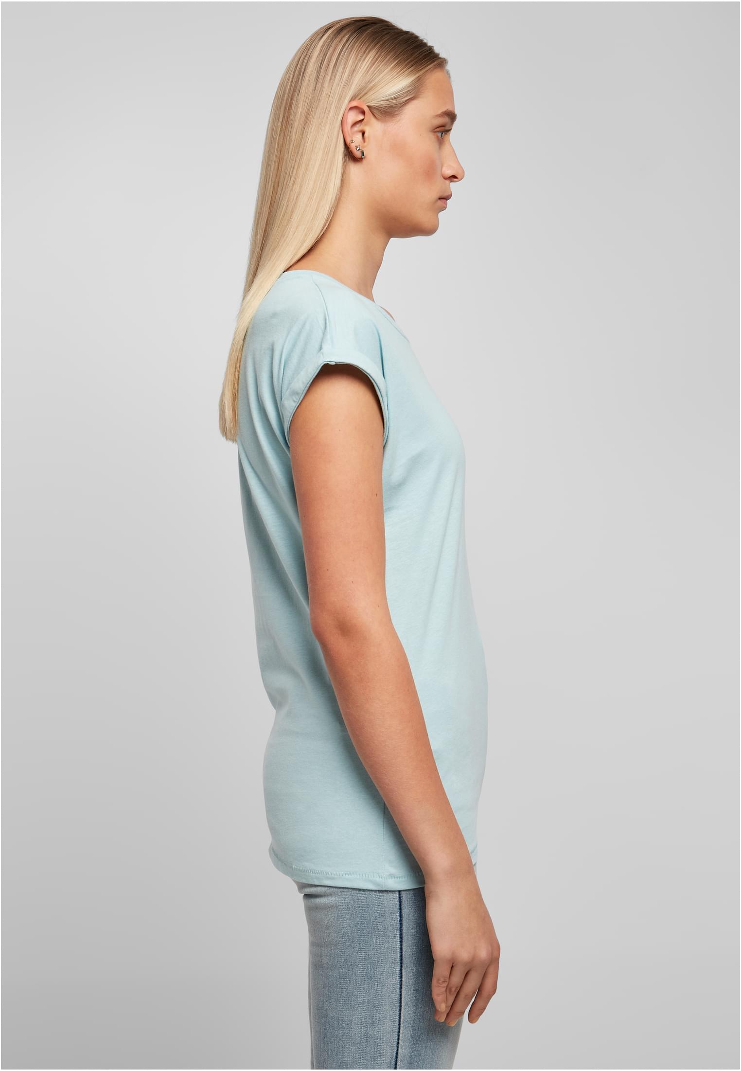Ladies Extended Shoulder Tee ocean blue | ocean blue