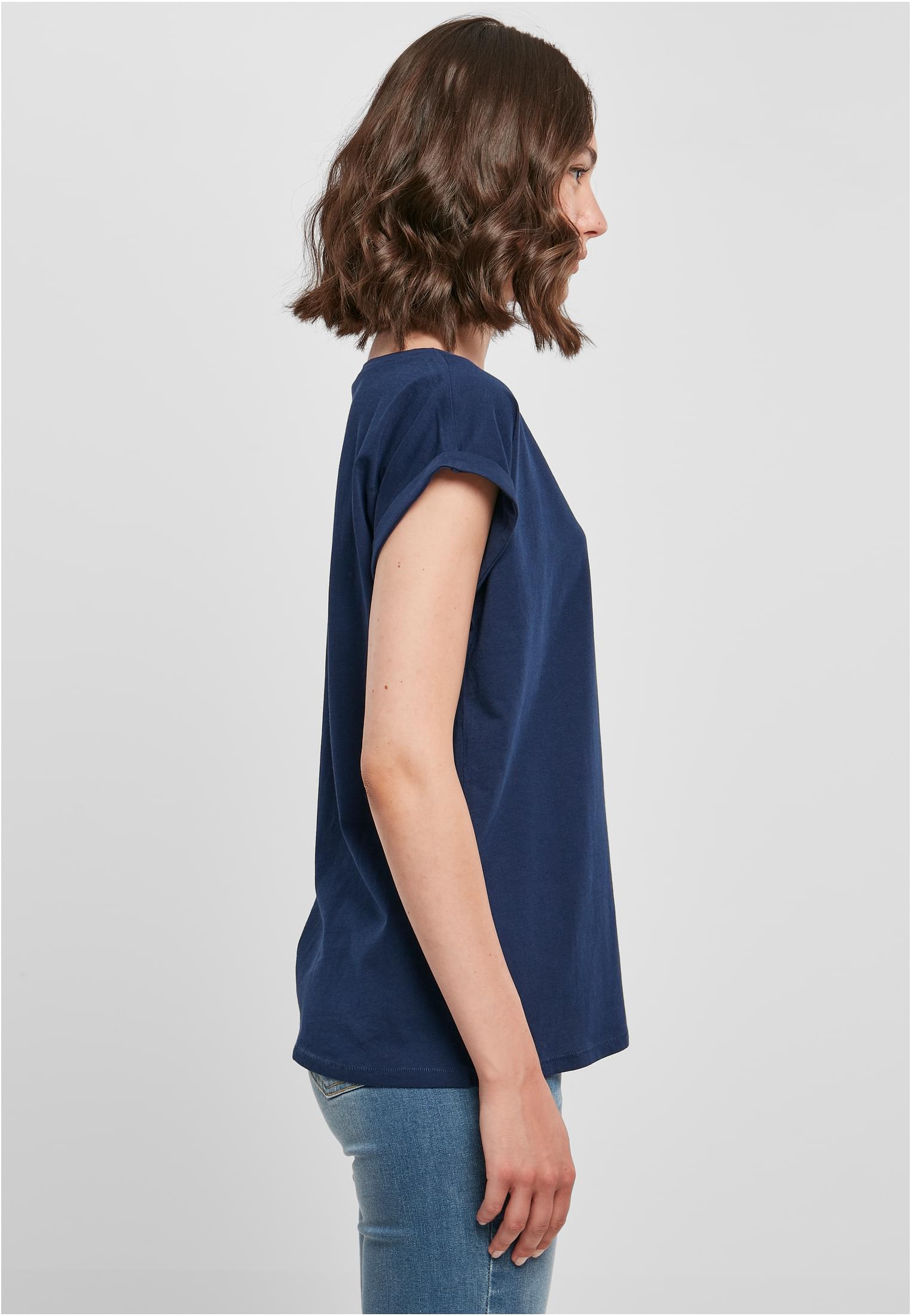 Ladies Extended Shoulder Tee lightnavy | lightnavy
