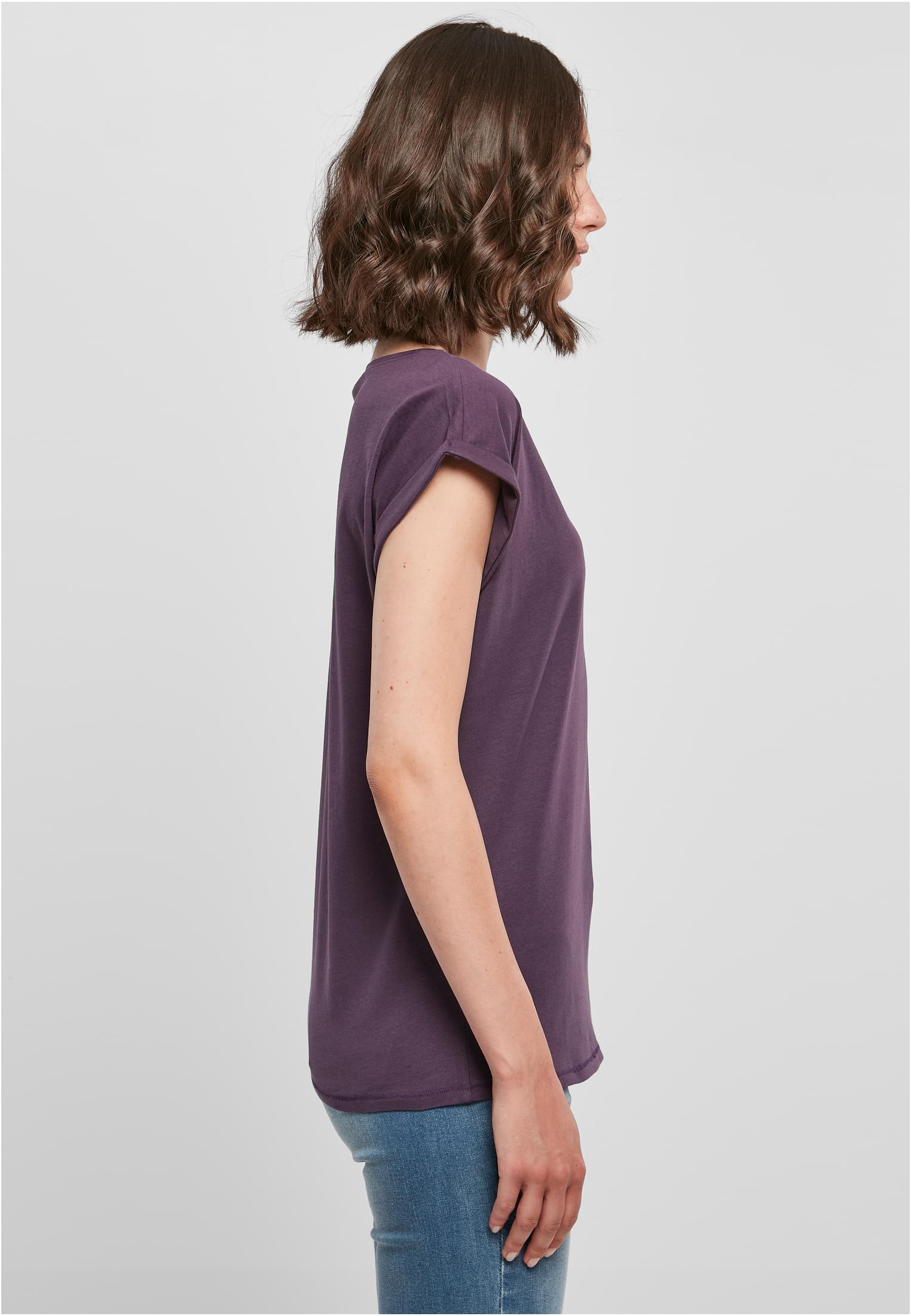 Ladies Extended Shoulder Tee purplenight | purplenight