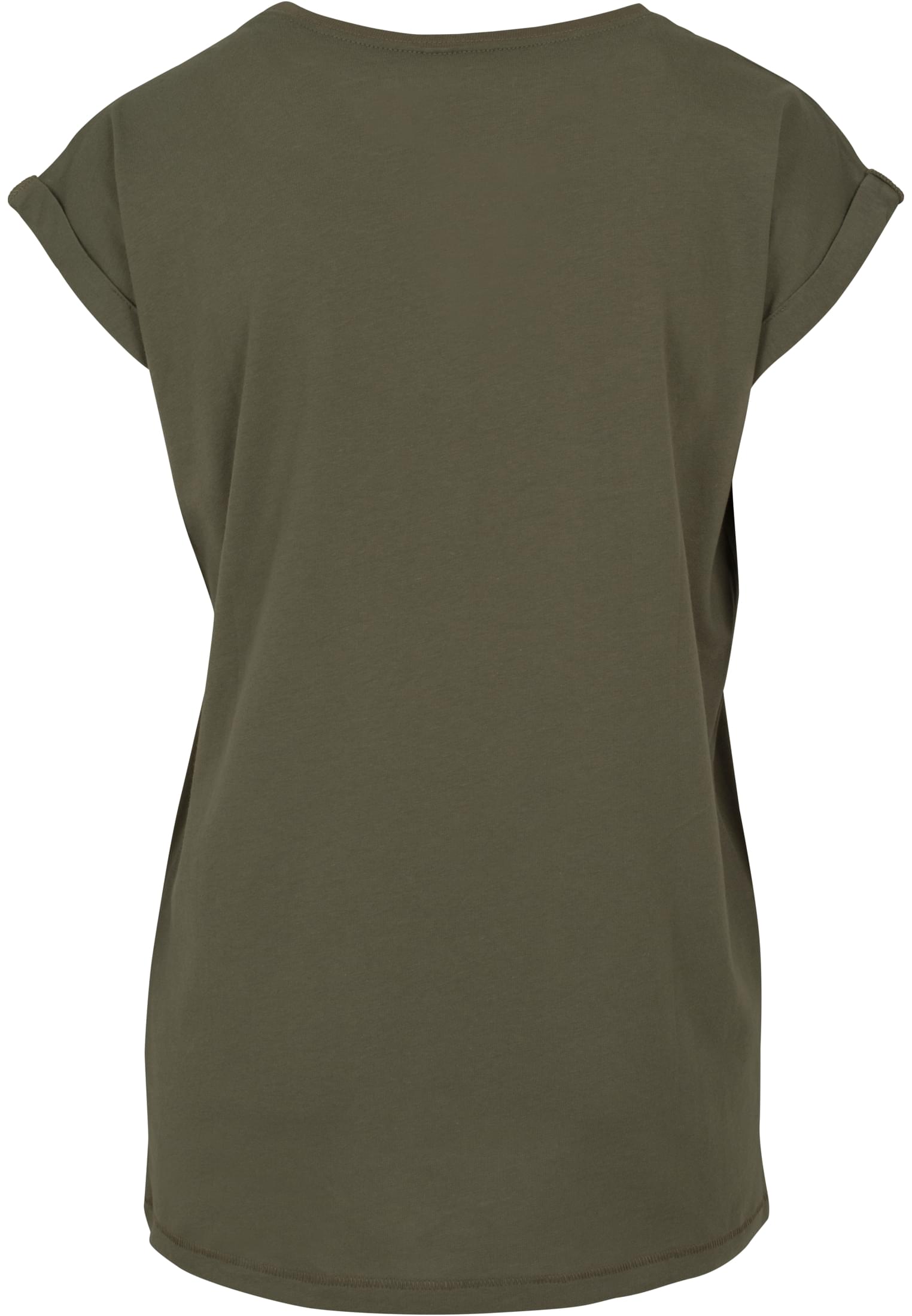 Ladies Extended Shoulder Tee olive | olive