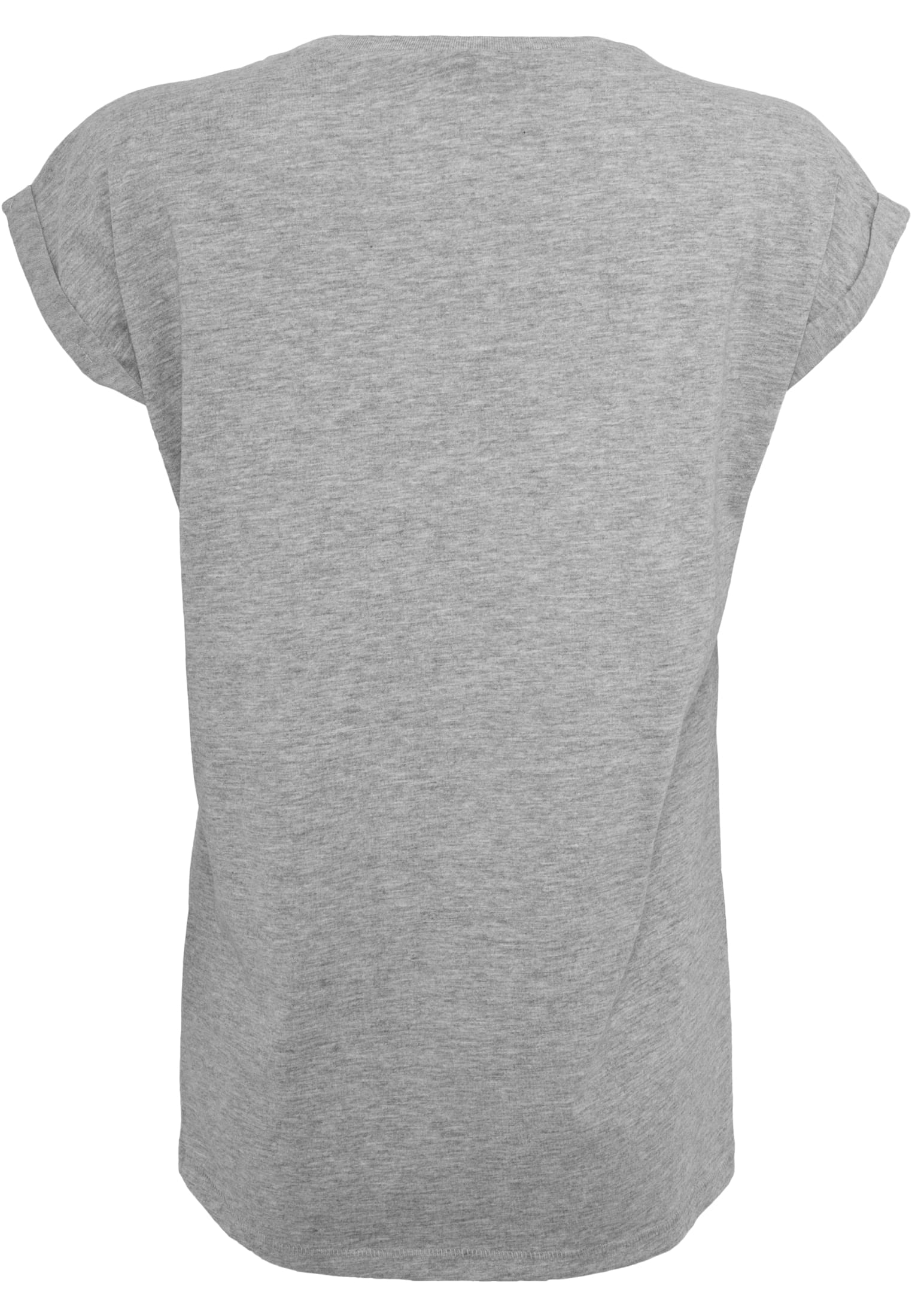 Ladies Extended Shoulder Tee heather grey | heather grey