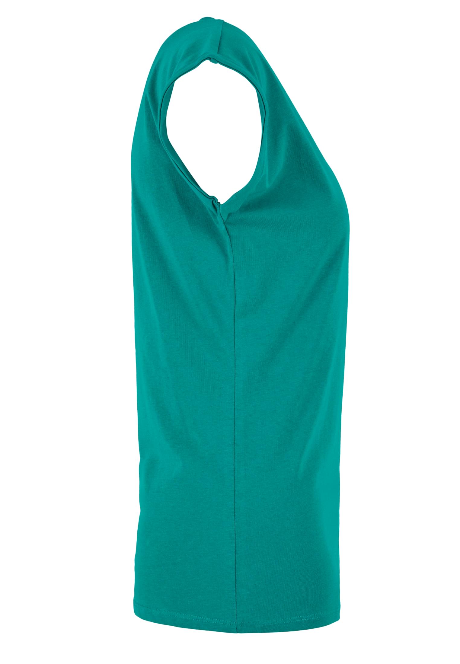 Ladies Extended Shoulder Tee forest green | forest green