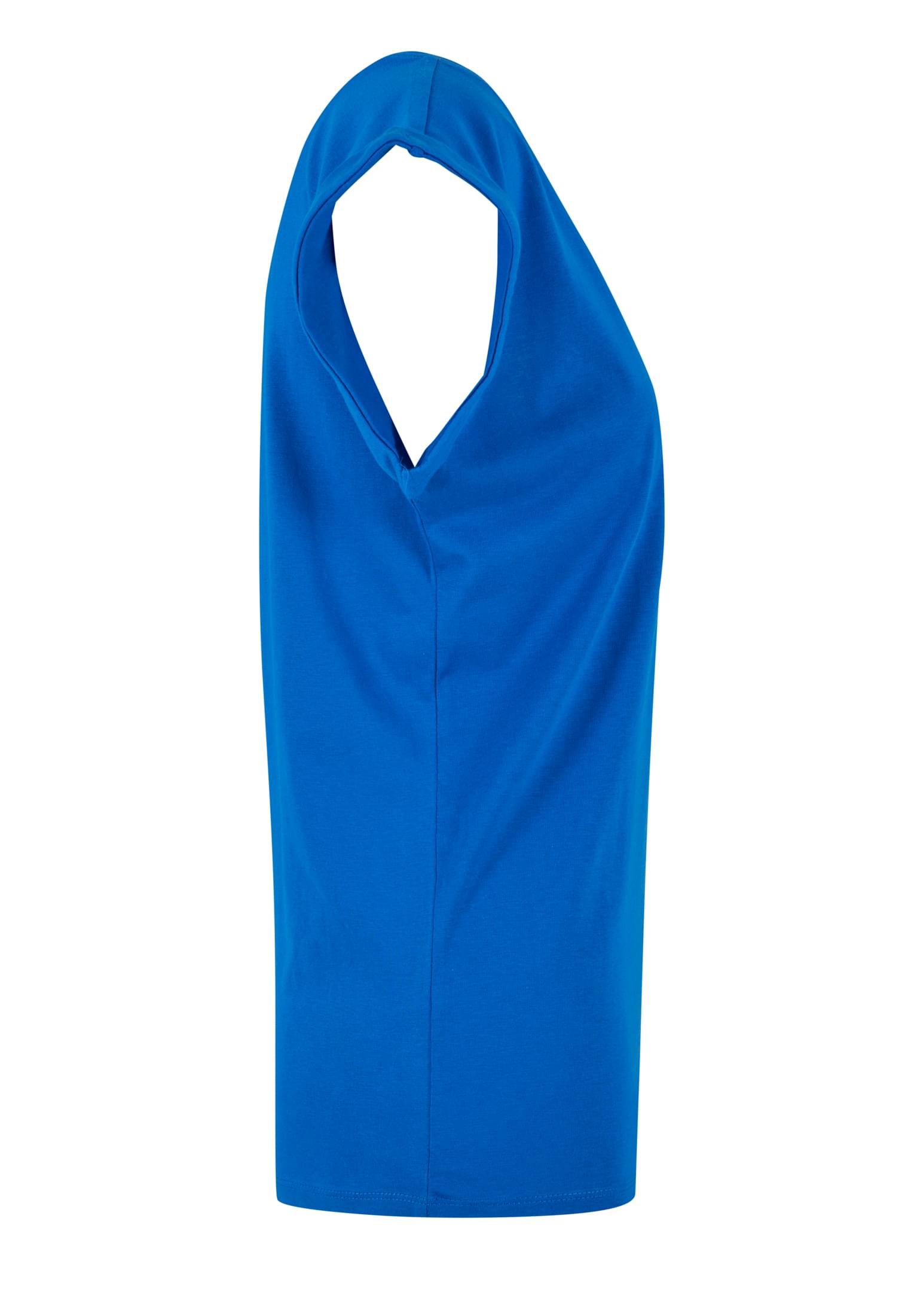 Ladies Extended Shoulder Tee bright blue | bright blue