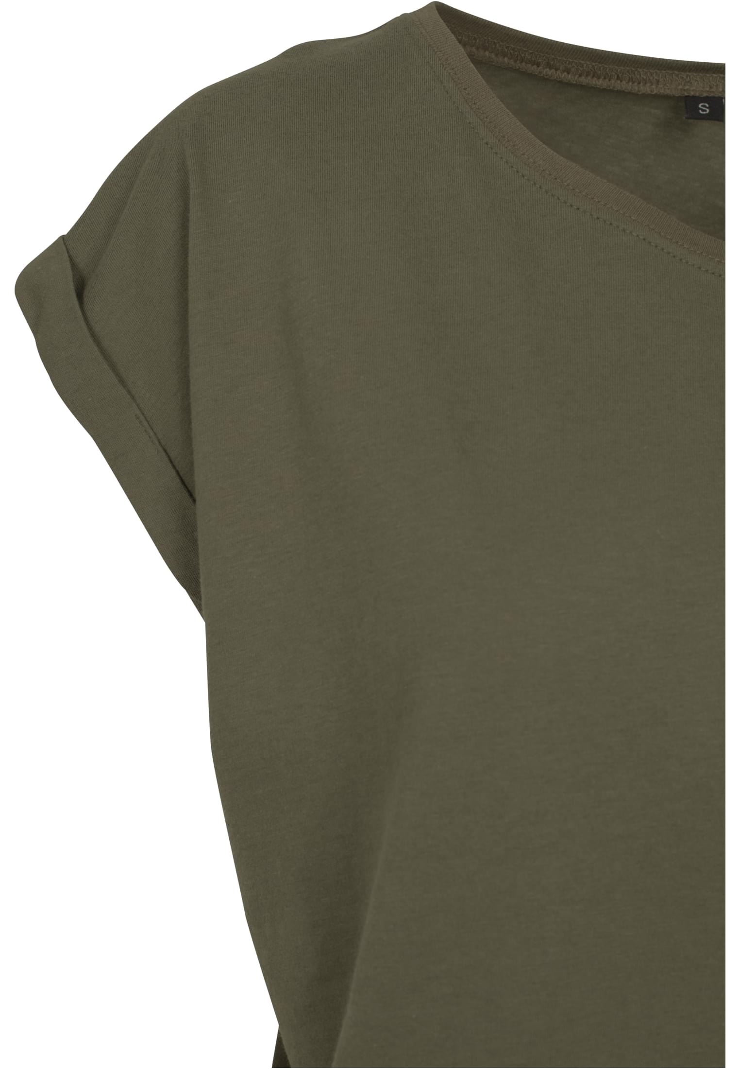 Ladies Extended Shoulder Tee olive | olive