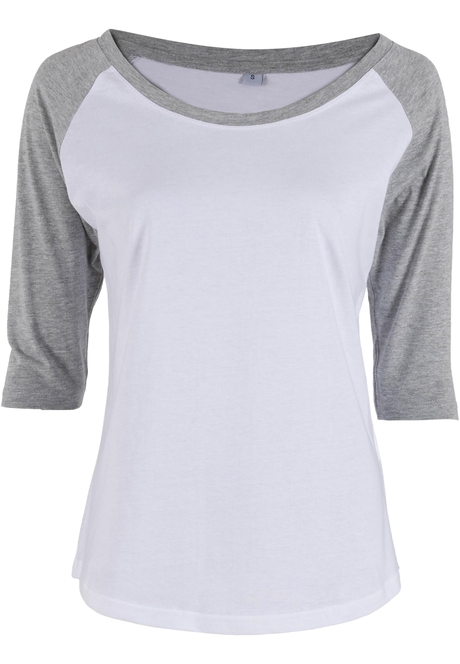 Ladies 3/4 Contrast Raglan Tee white/h.grey | white/h.grey