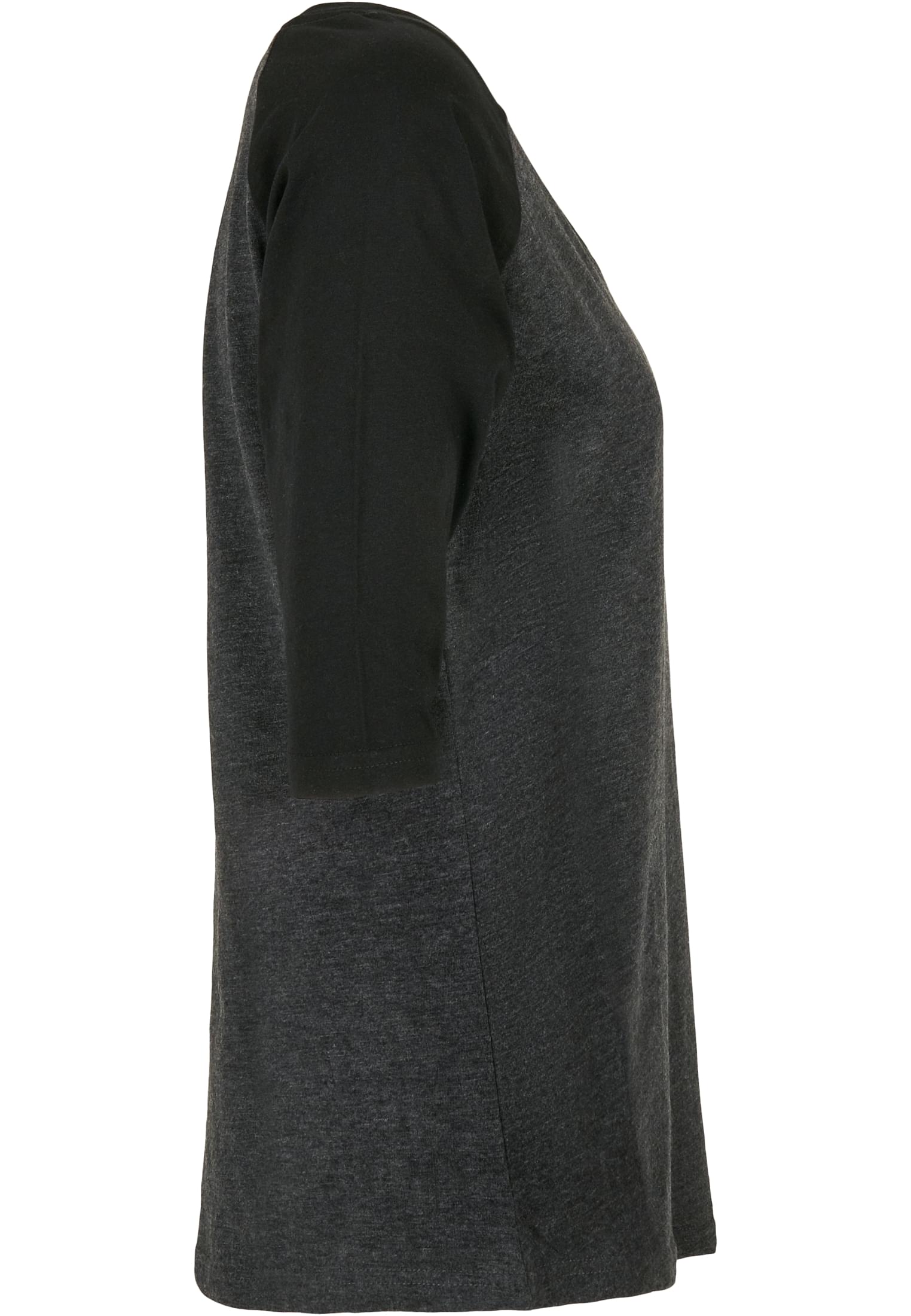 Ladies 3/4 Contrast Raglan Tee cha/blk | cha/blk