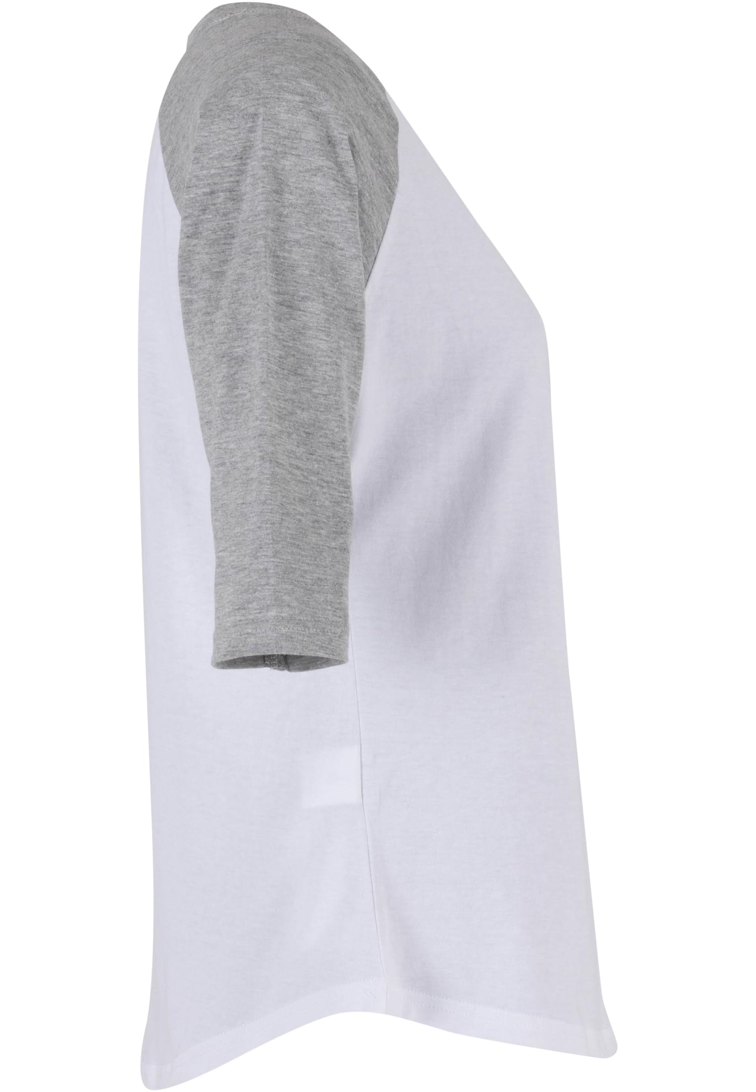 Ladies 3/4 Contrast Raglan Tee white/h.grey | white/h.grey