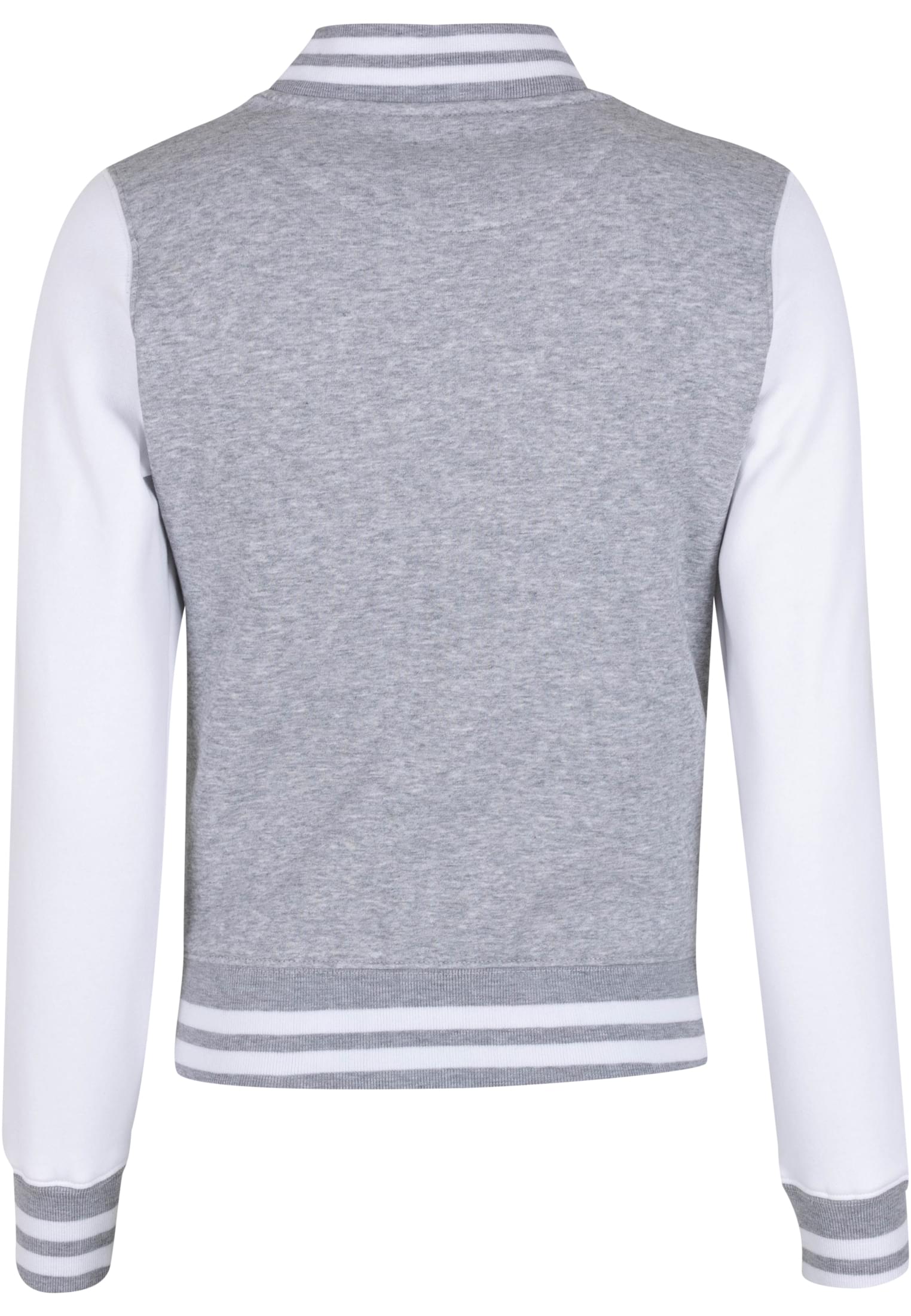 Ladies Sweat College Jacket h.grey/white | h.grey/white