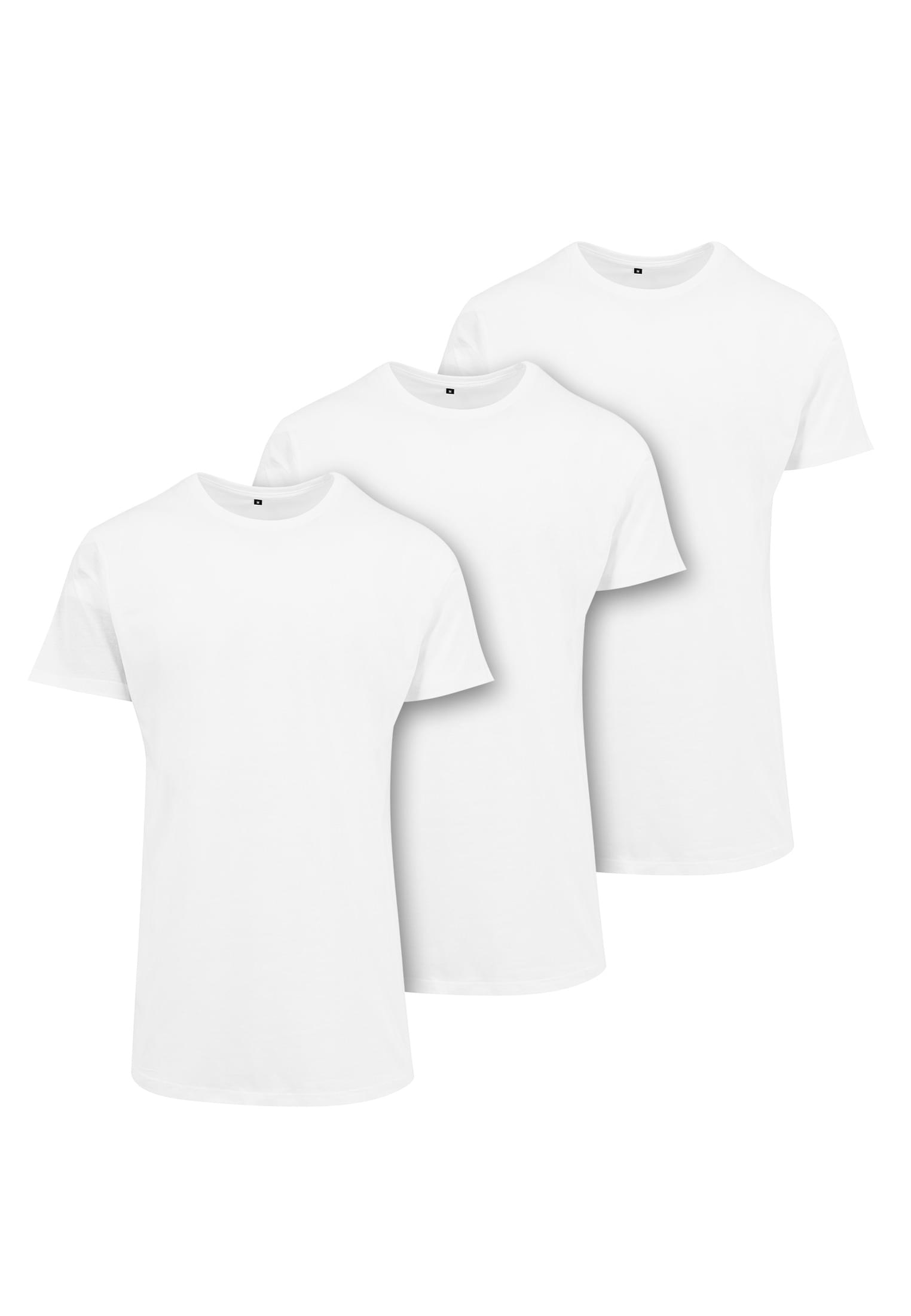 Shaped Long Tee 3-Pack wht/wht/wht | wht/wht/wht