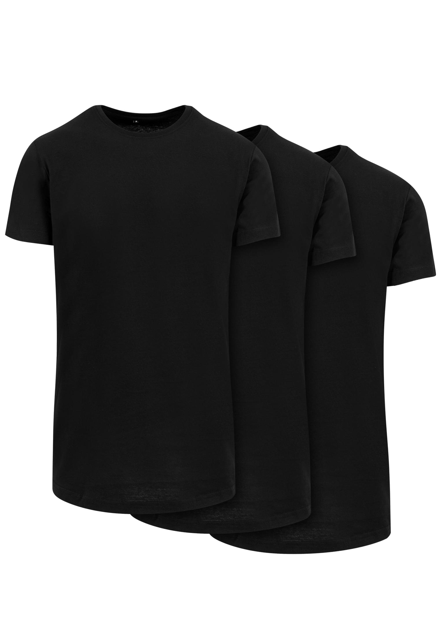 Shaped Long Tee 5-Pack black2 | black2