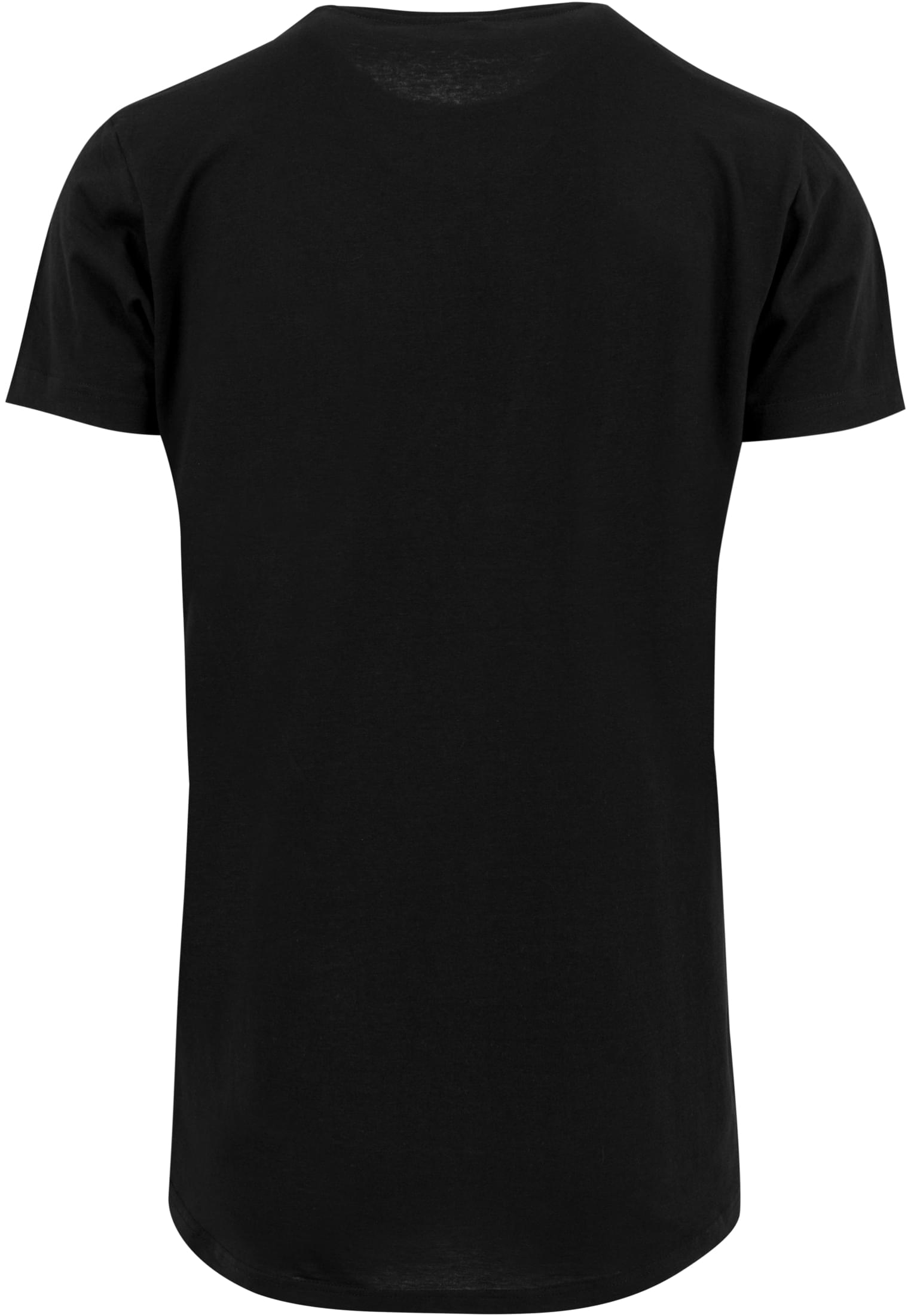 Shaped Long Tee black | black