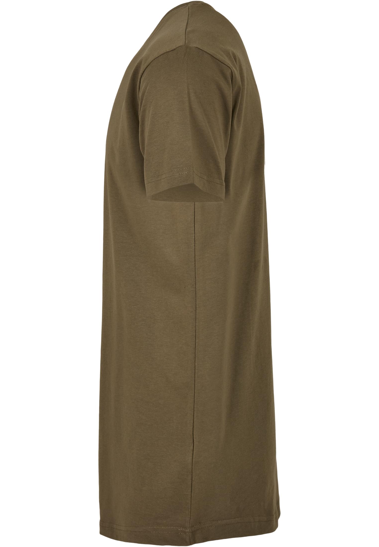 Shaped Long Tee olive | olive