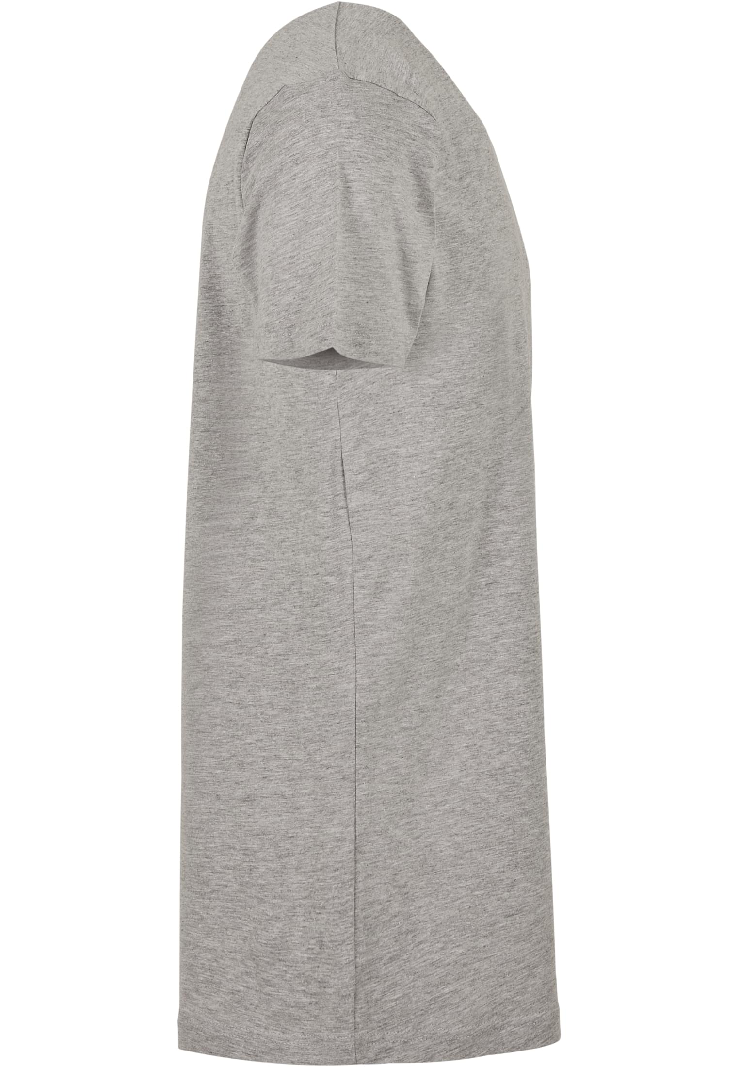 Shaped Long Tee heather grey | heather grey