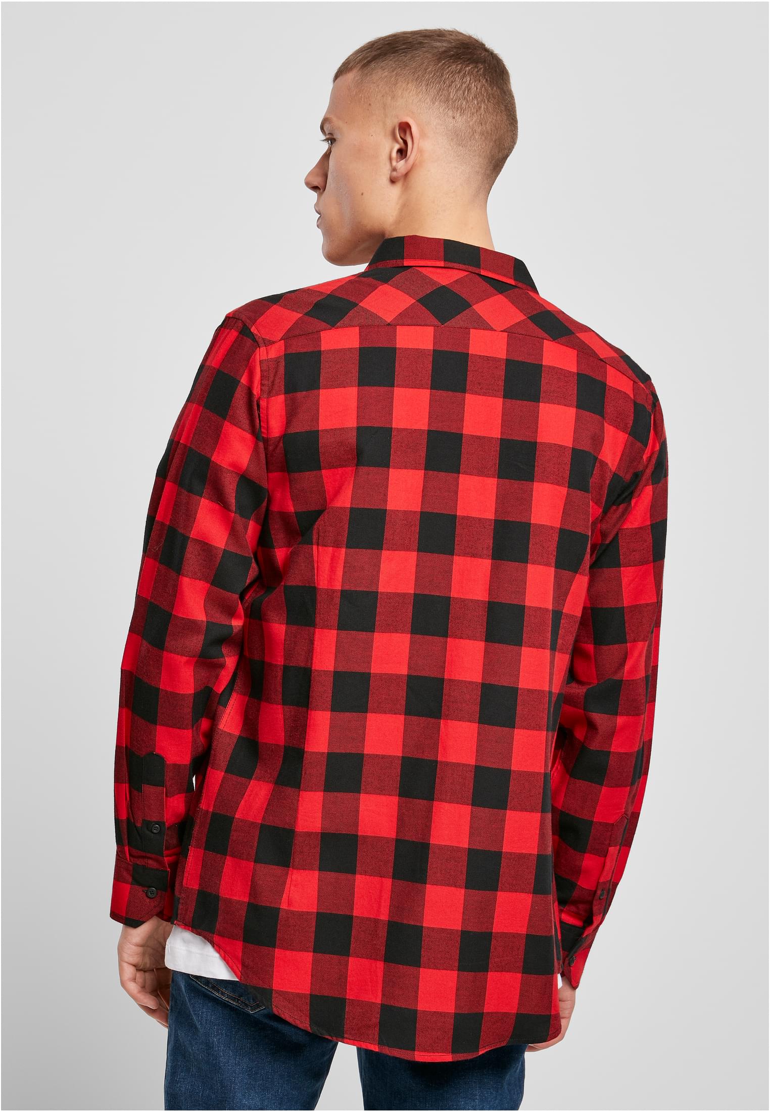 Checked Flanell Shirt blk/red | blk/red