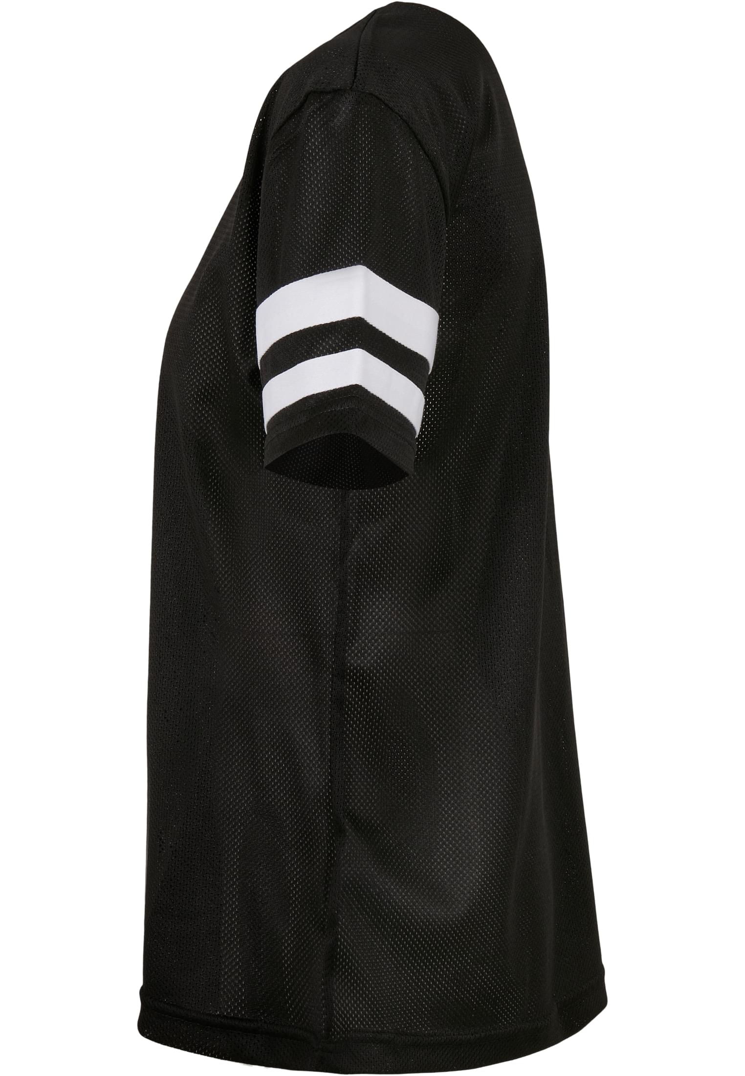 Ladies Mesh Stripe Tee blk/wht | blk/wht