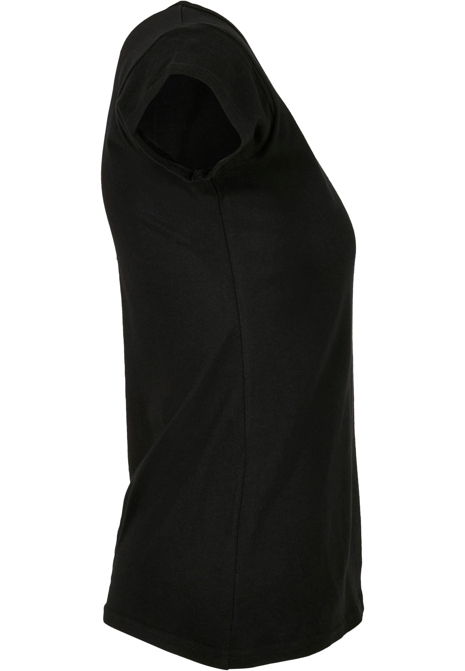 Ladies Back Cut Tee black | black