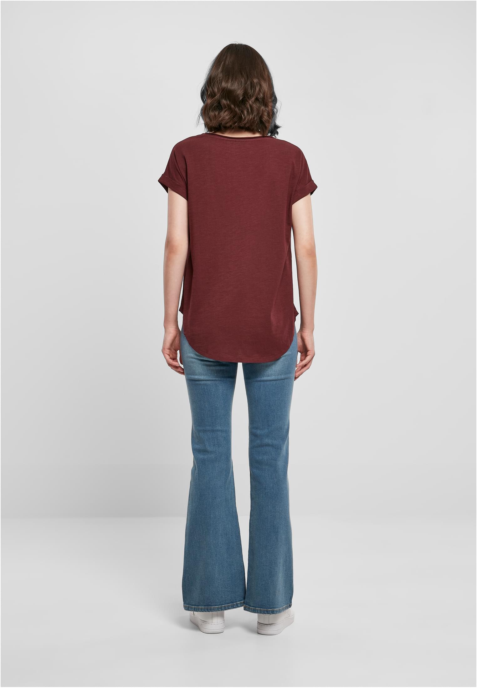 Ladies Long Slub Tee cherry | cherry