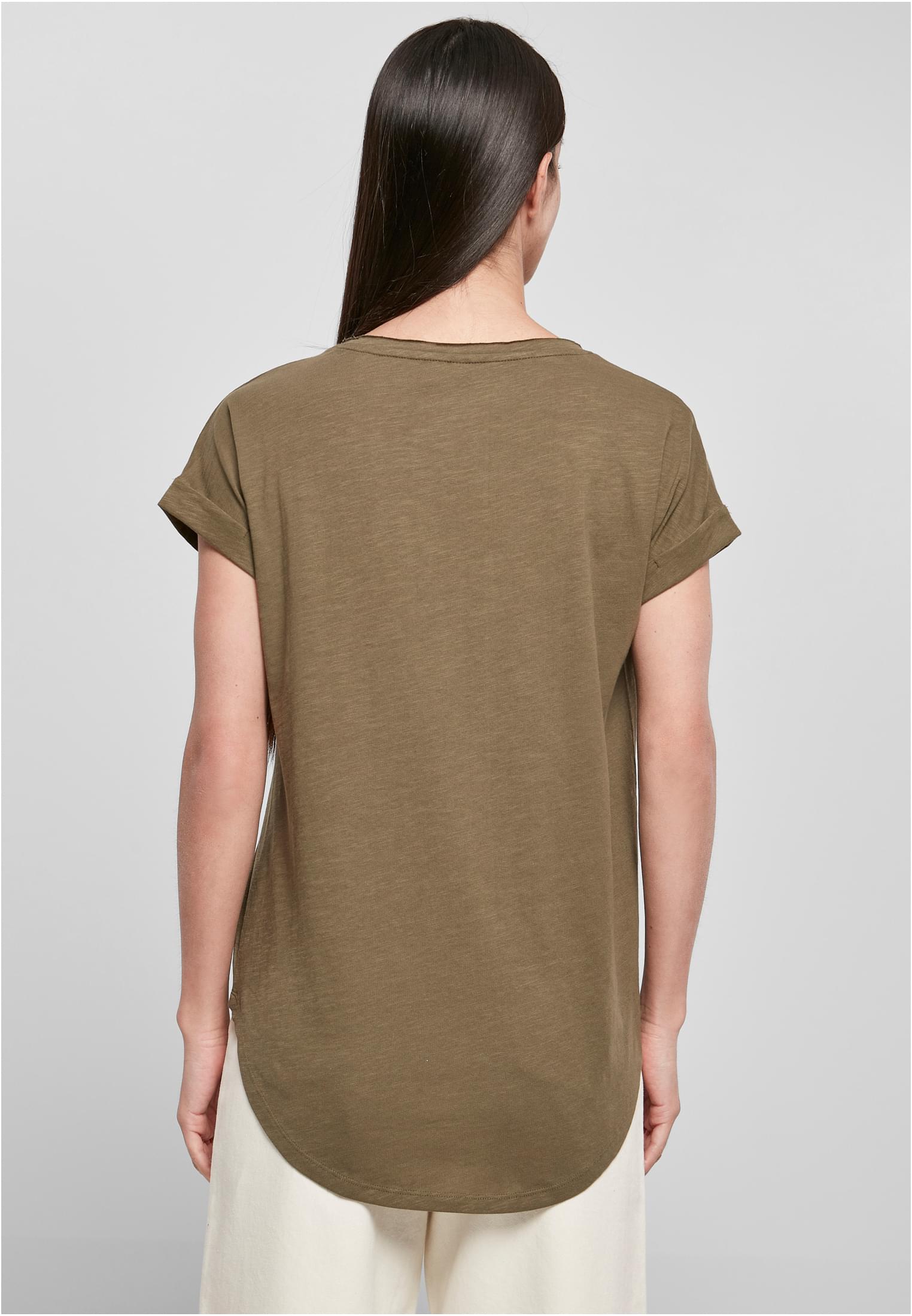 Ladies Long Slub Tee olive | olive