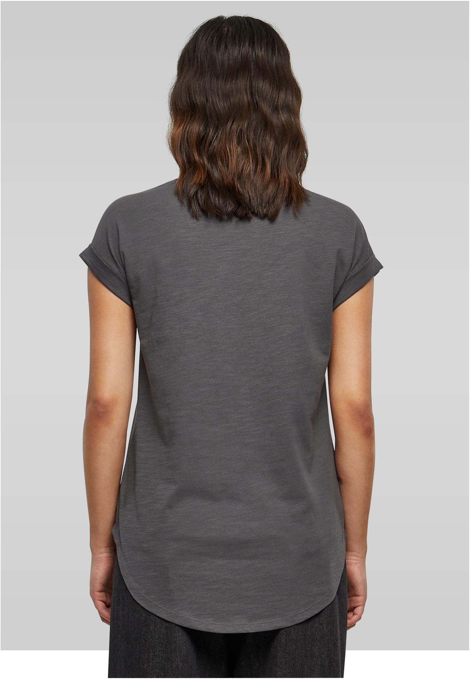 Ladies Long Slub Tee darkshadow | darkshadow