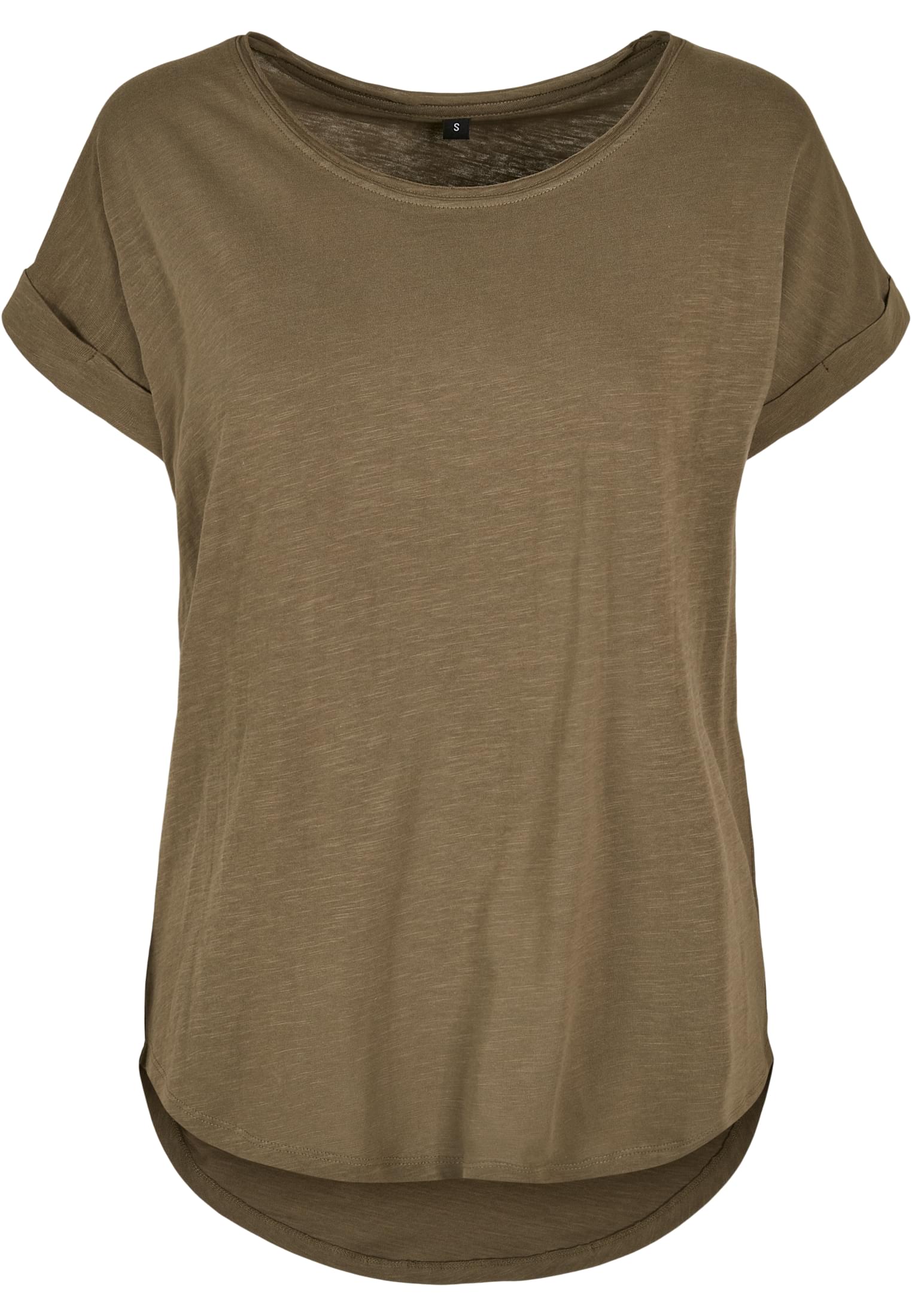 Ladies Long Slub Tee olive | olive