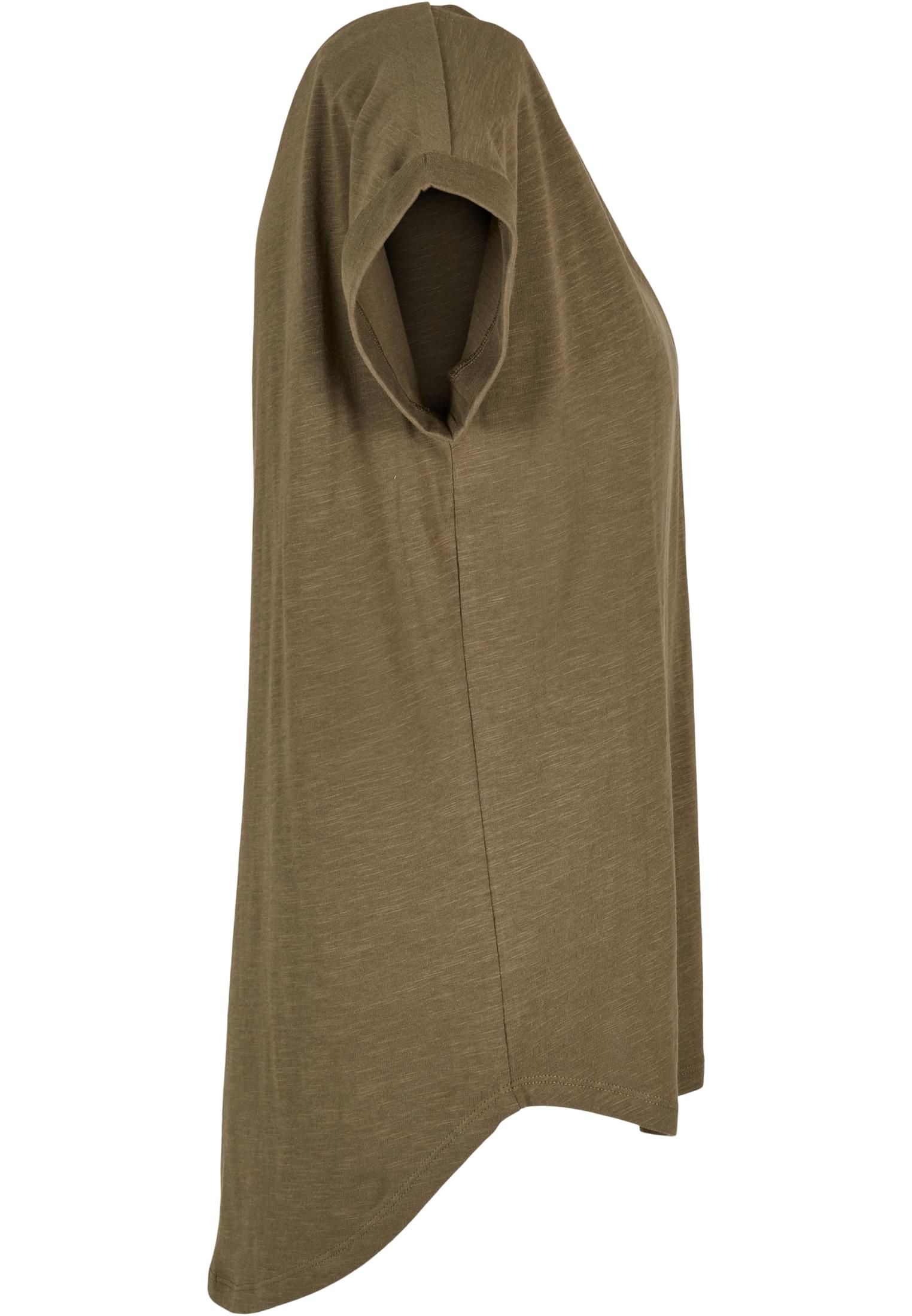 Ladies Long Slub Tee olive | olive