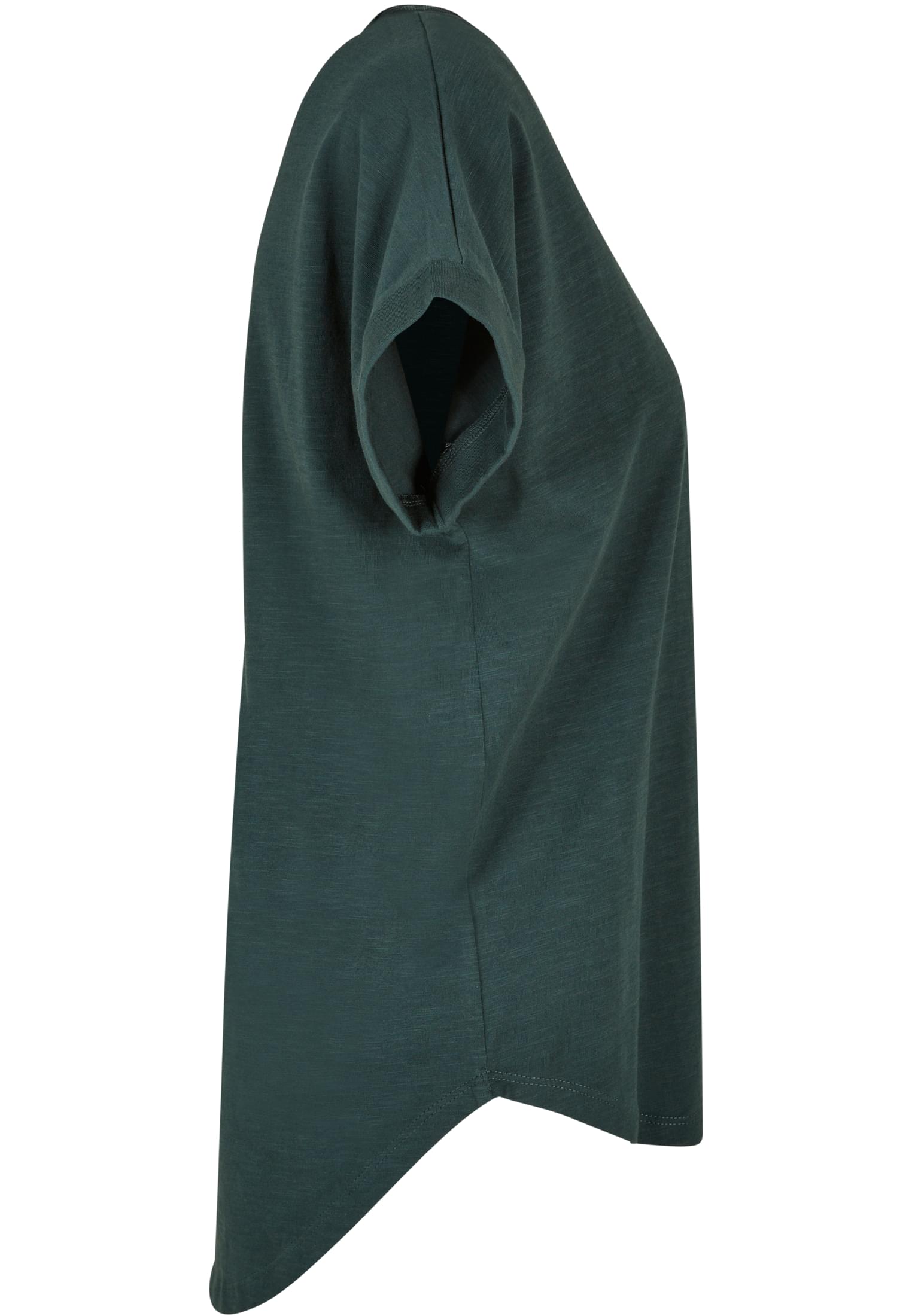 Ladies Long Slub Tee bottlegreen | bottlegreen