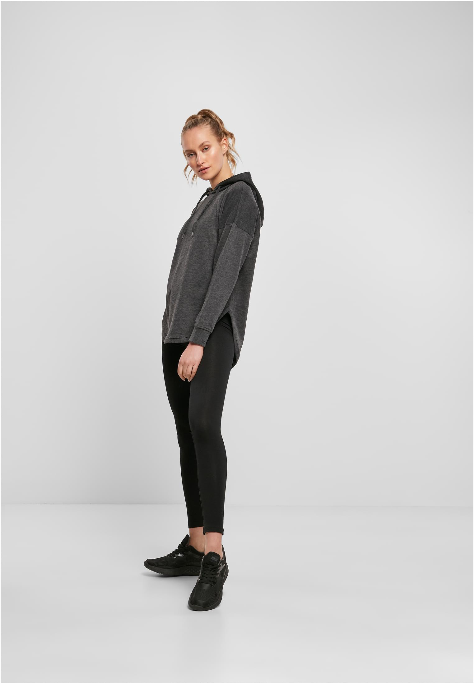 Ladies Oversized Hoody charcoal | charcoal