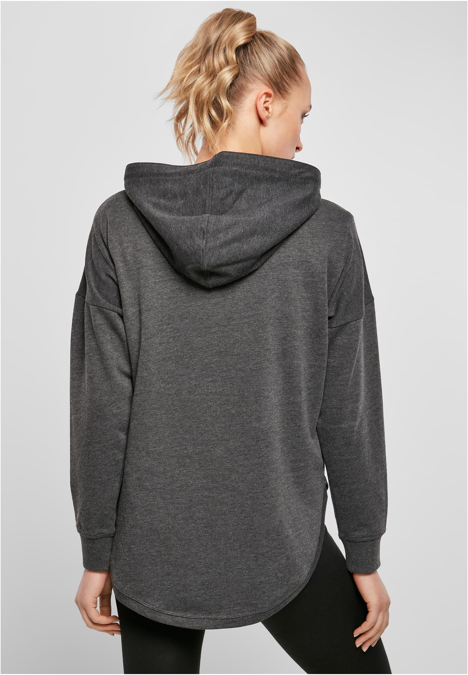 Ladies Oversized Hoody charcoal | charcoal