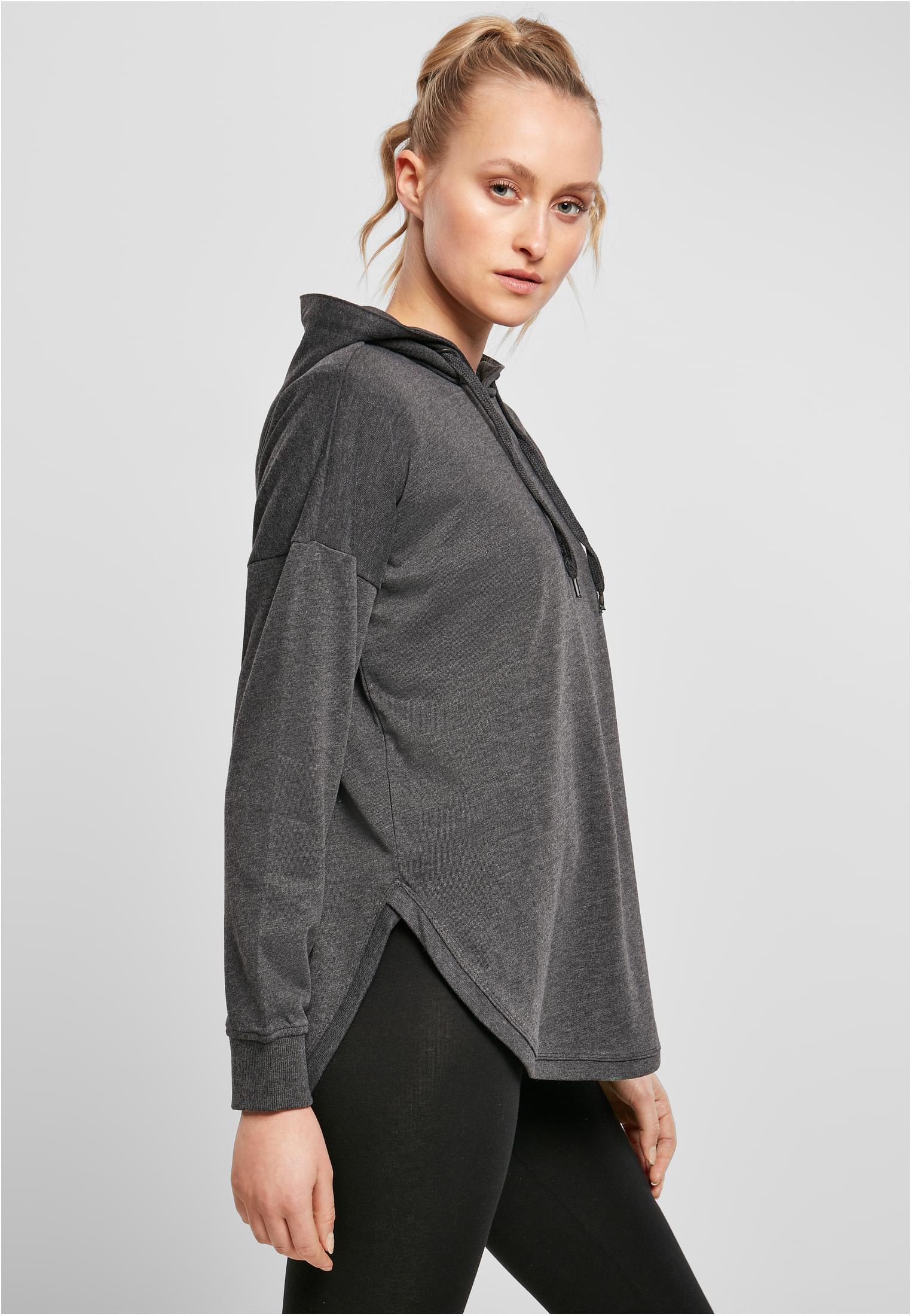 Ladies Oversized Hoody charcoal | charcoal
