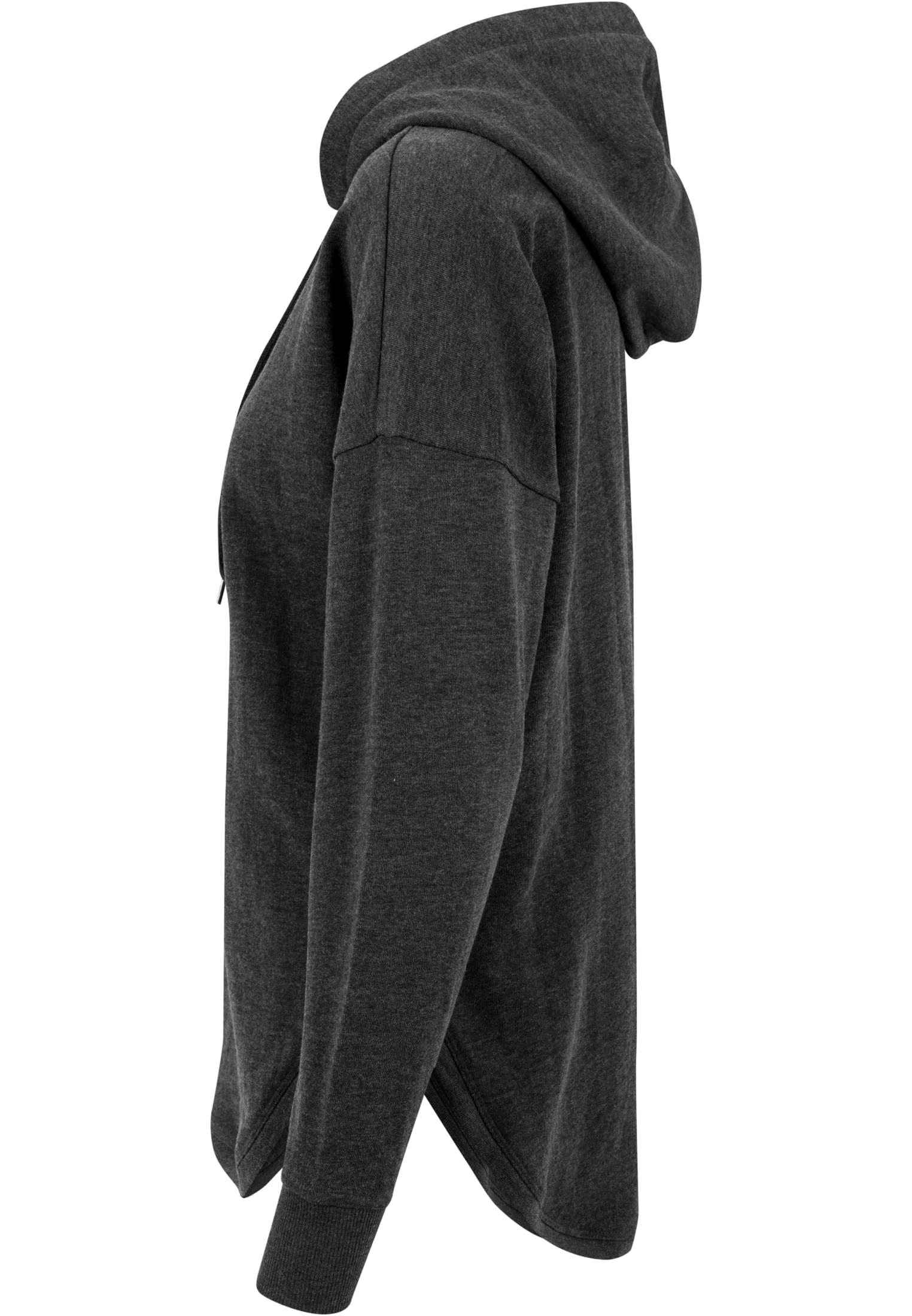 Ladies Oversized Hoody charcoal | charcoal