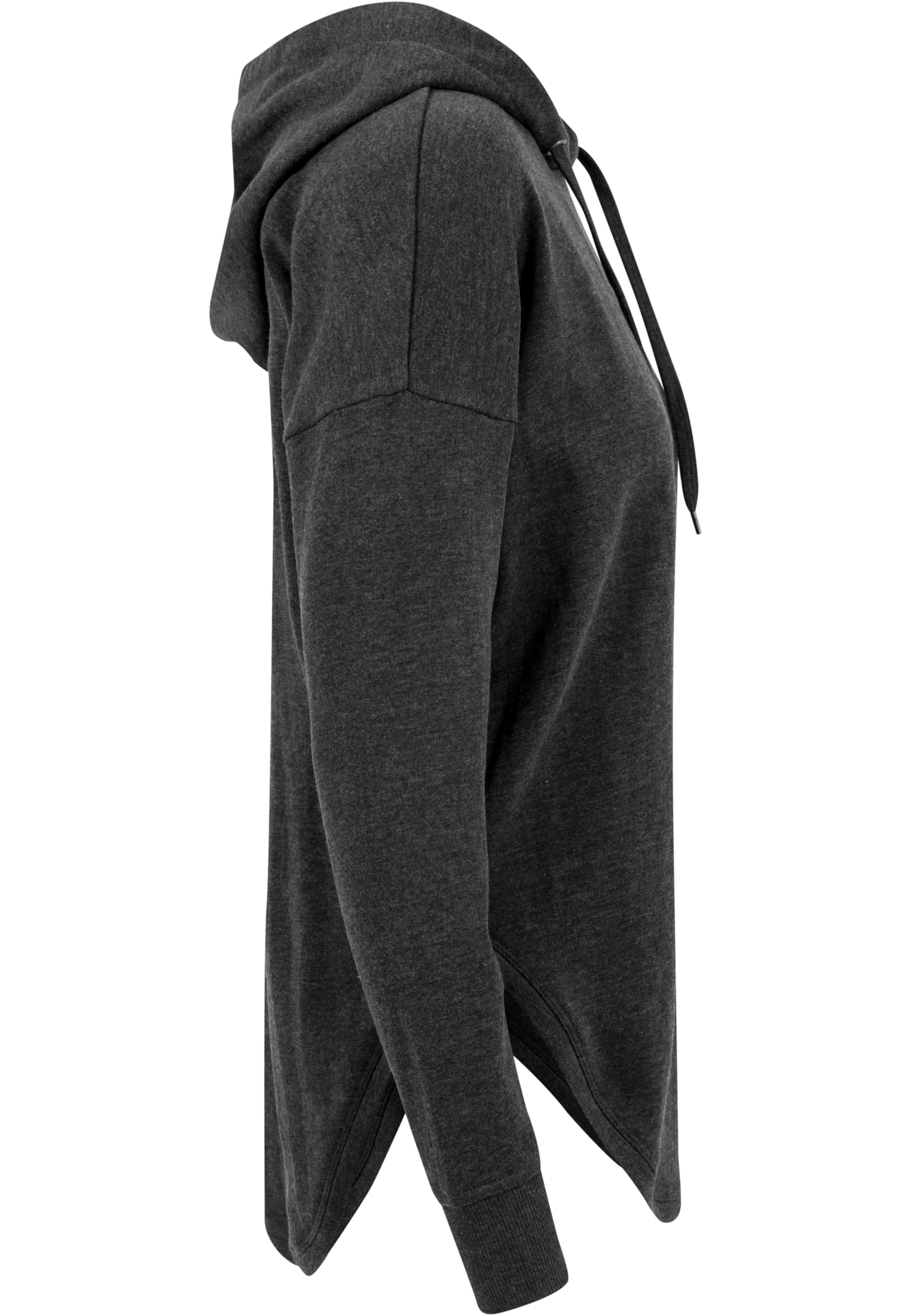 Ladies Oversized Hoody charcoal | charcoal