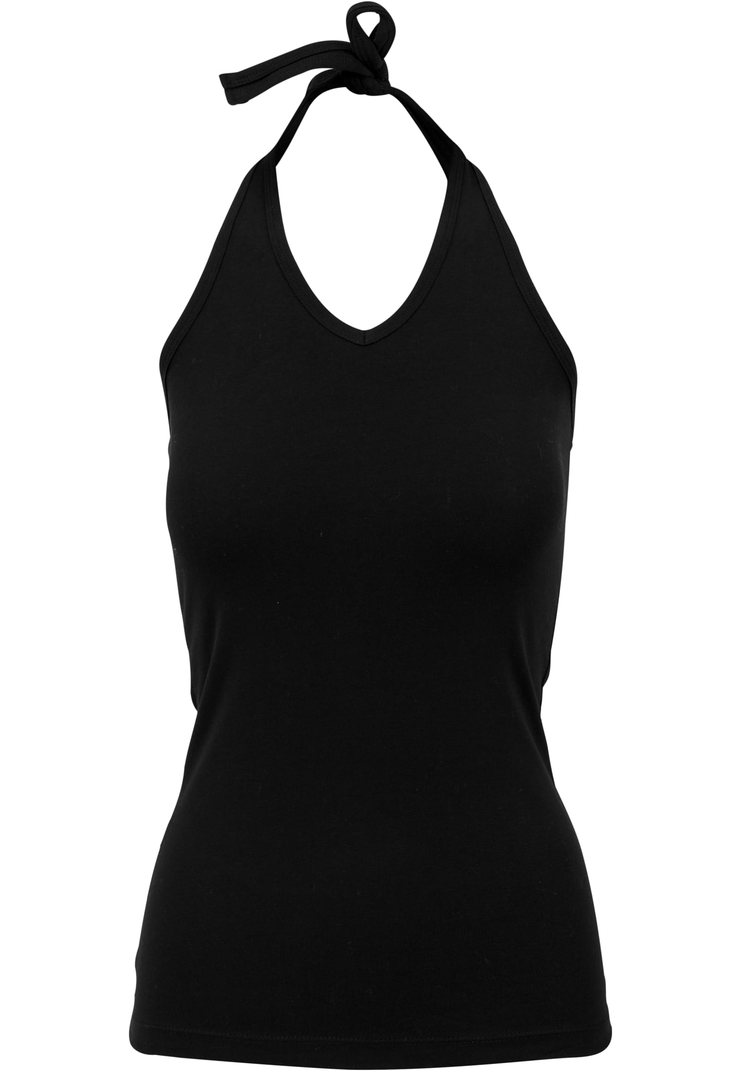 Ladies Neckholder Shirt black | black