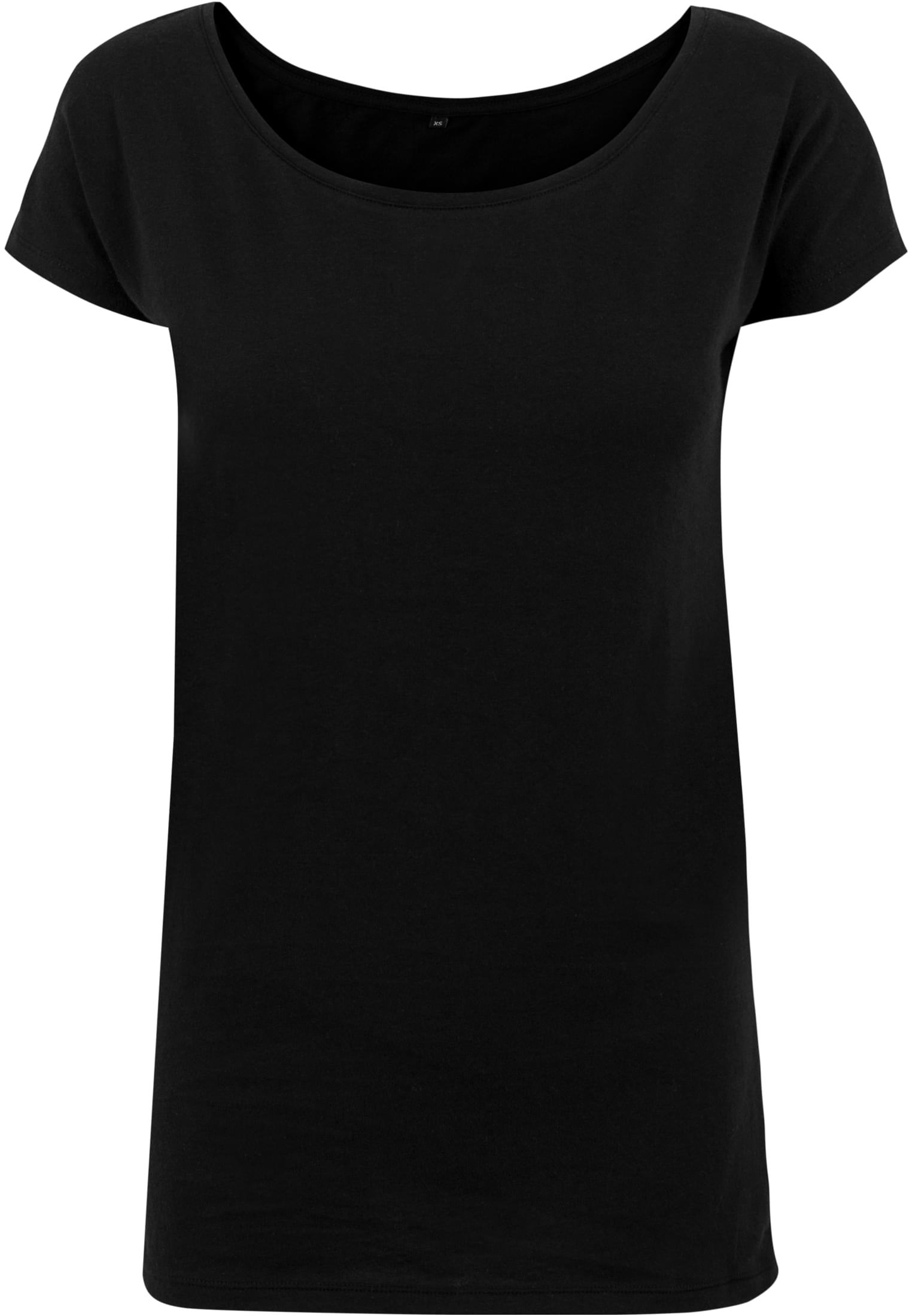Ladies Wideneck Tee black | black