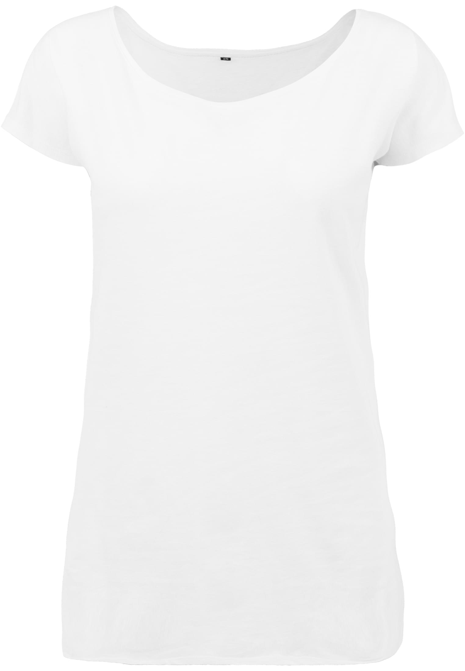 Ladies Wideneck Tee white | white