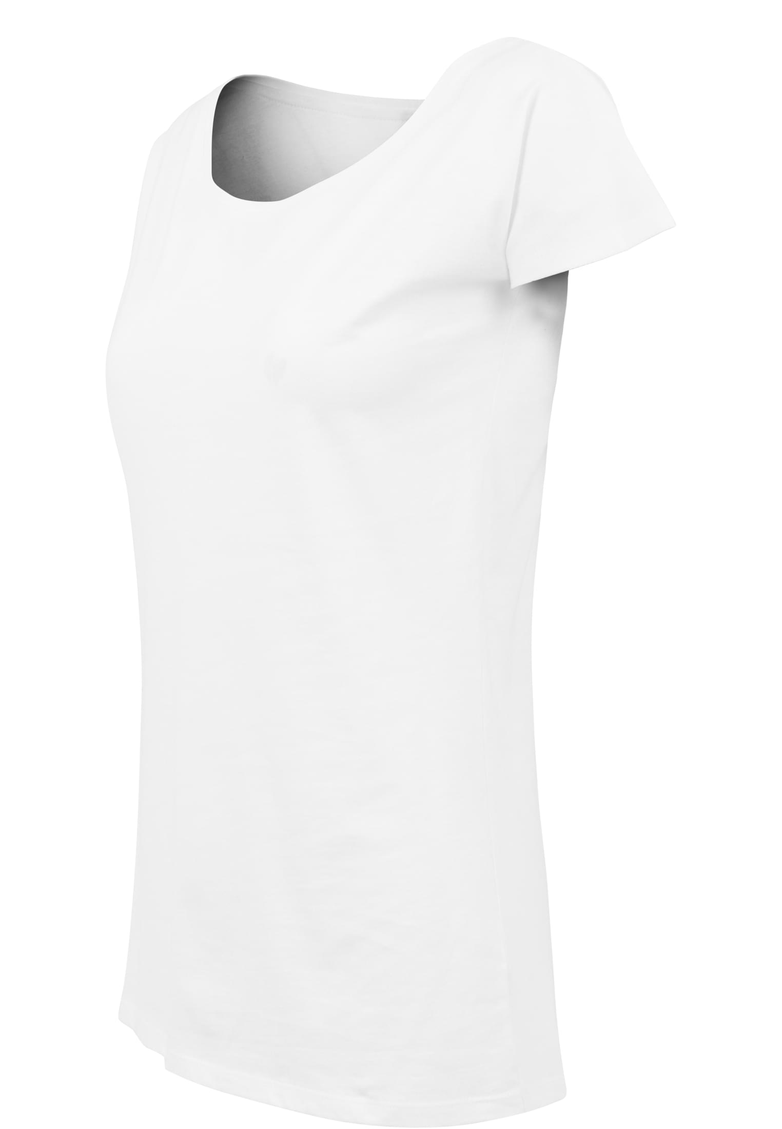 Ladies Wideneck Tee white | white