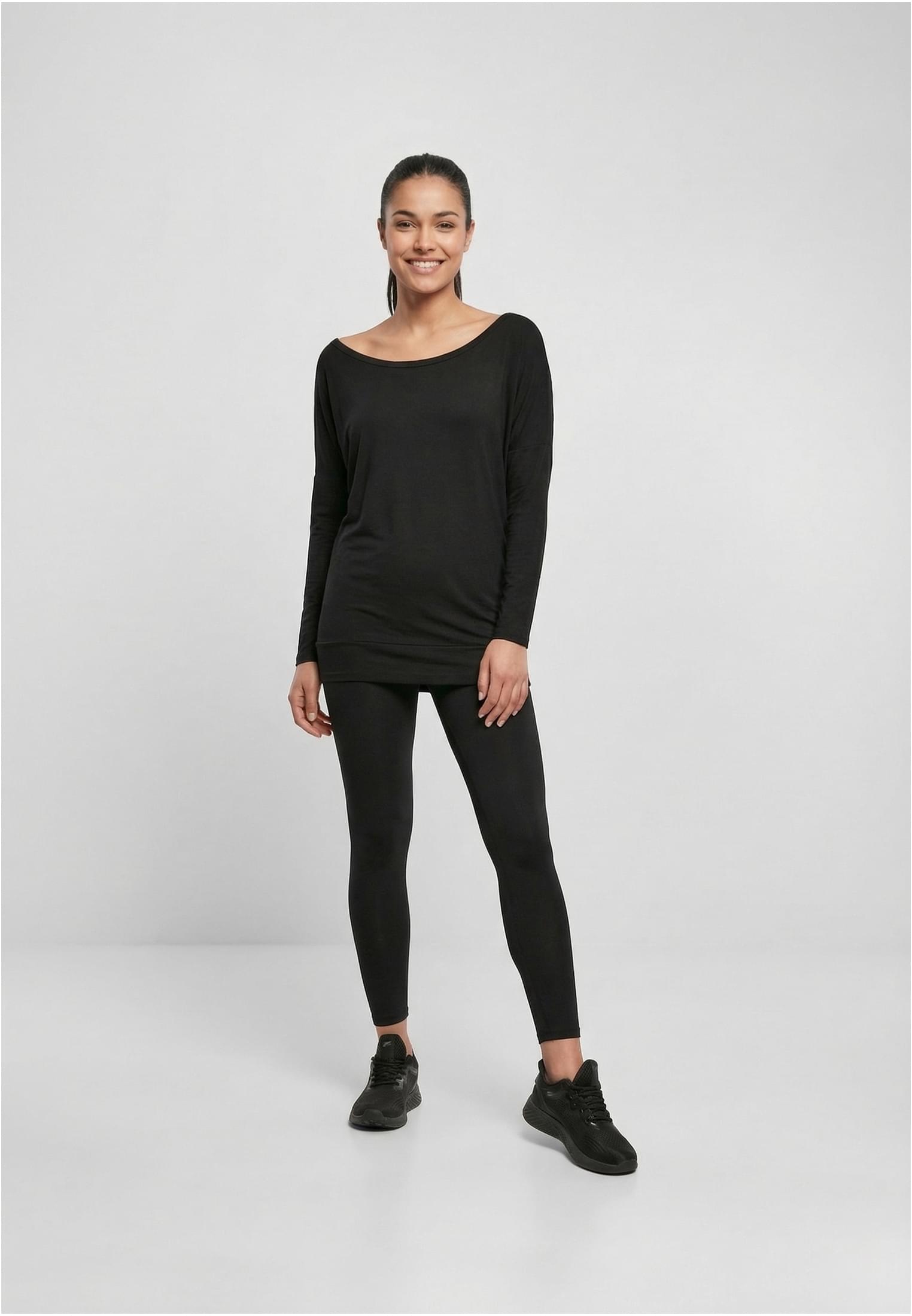 Ladies Viscose Longsleeve black | black