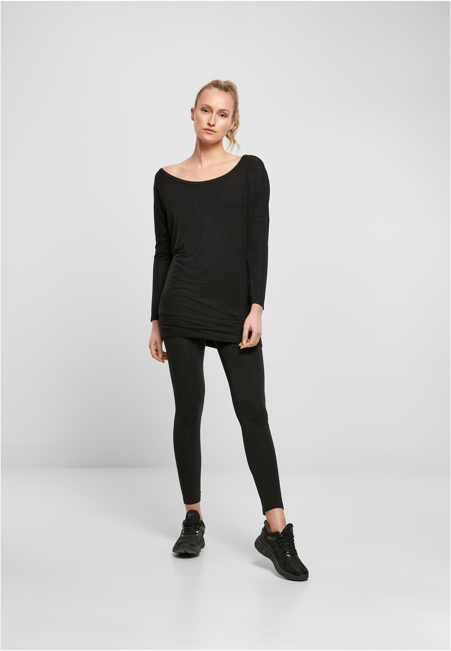 Ladies Viscose Longsleeve black | black