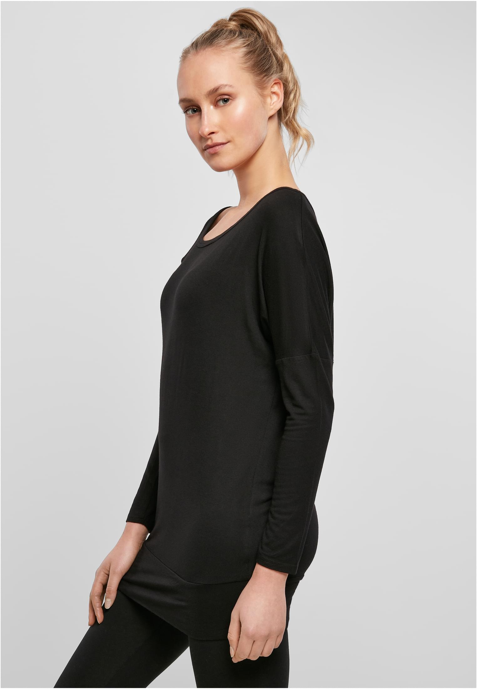 Ladies Viscose Longsleeve black | black