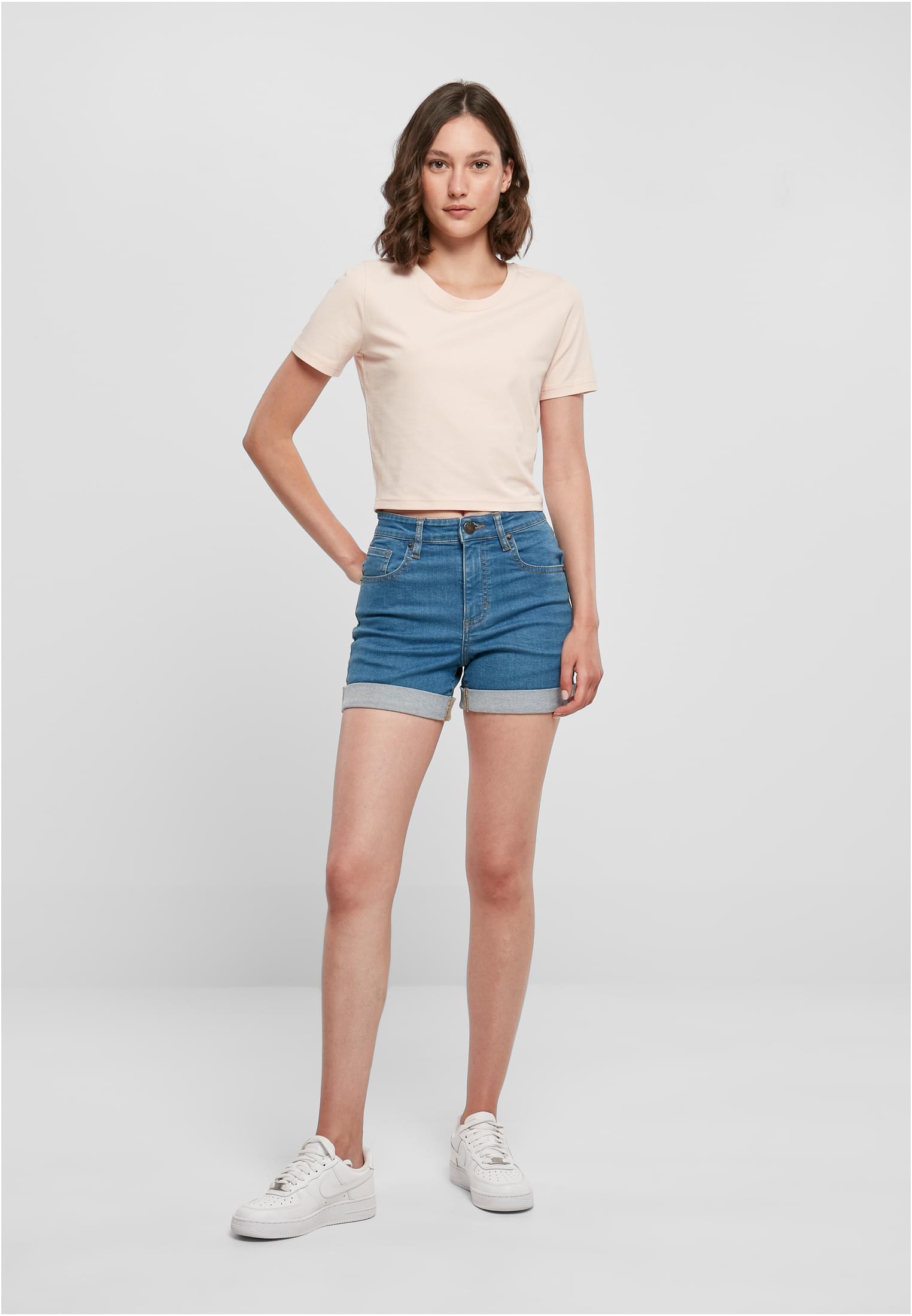 Ladies Cropped Tee pink | pink