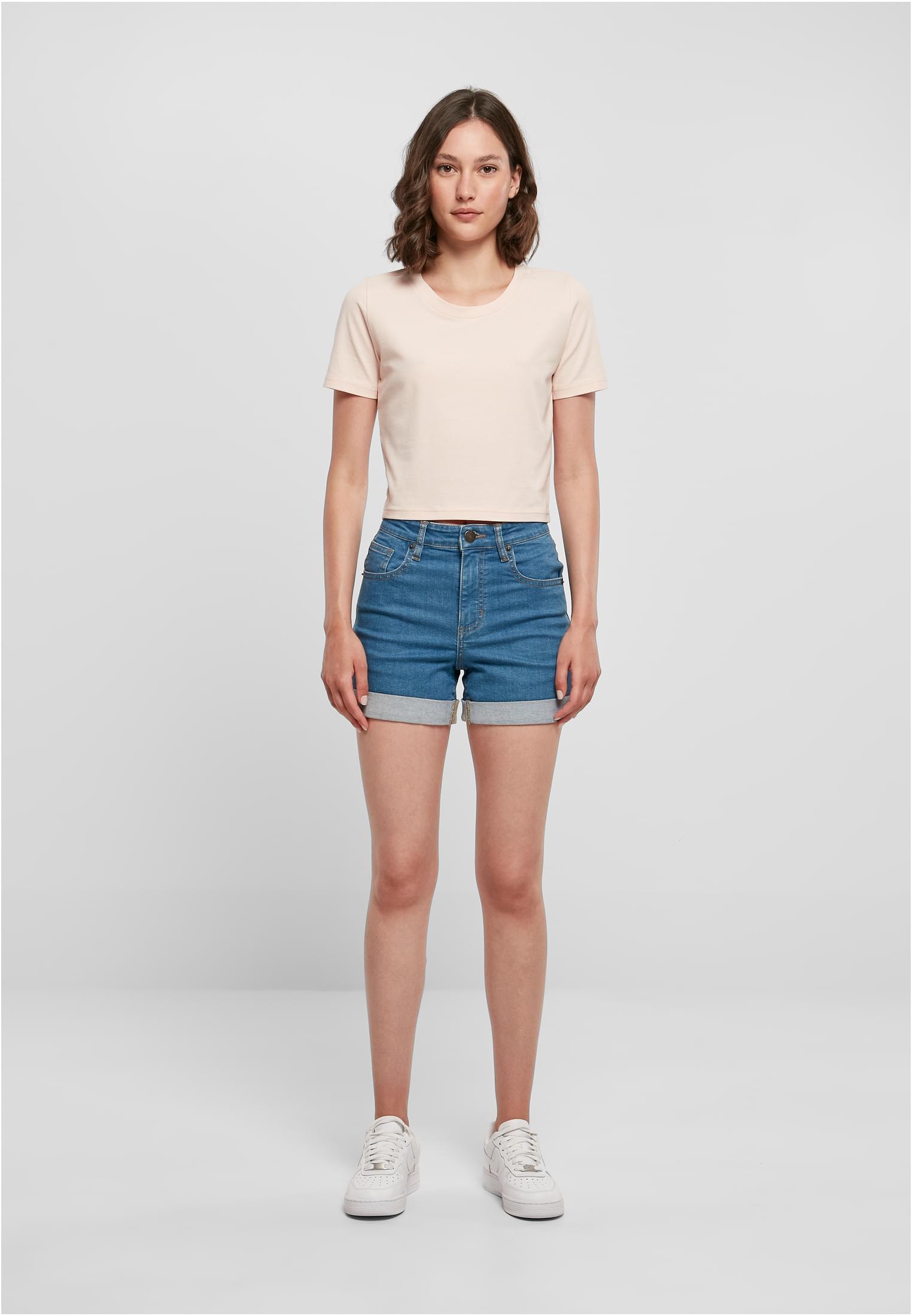 Ladies Cropped Tee pink | pink