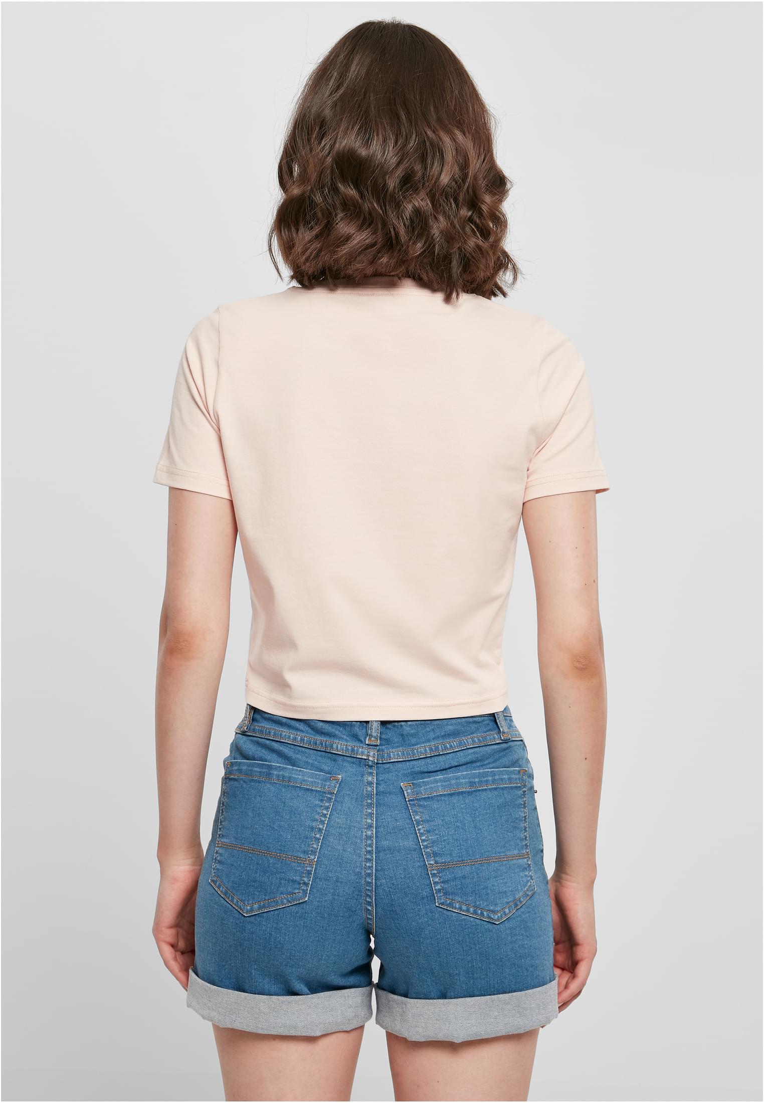 Ladies Cropped Tee pink | pink
