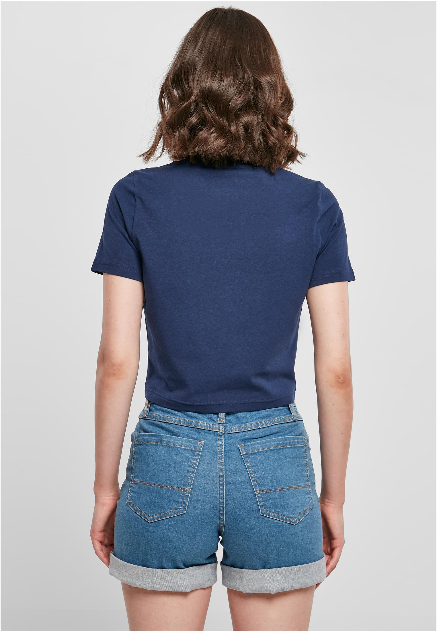 Ladies Cropped Tee lightnavy | lightnavy