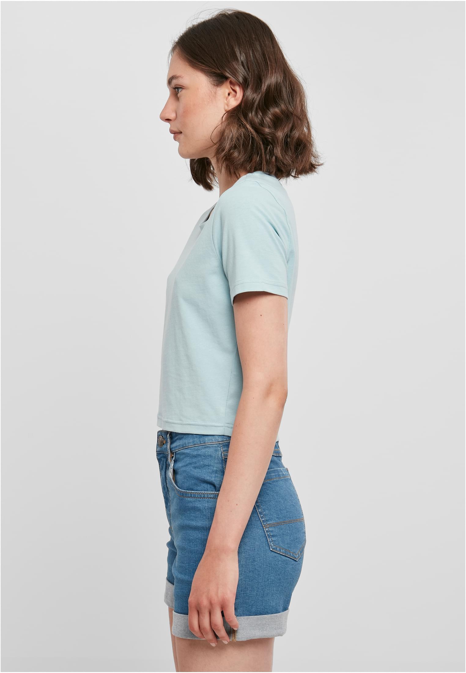 Ladies Cropped Tee oceanblue | oceanblue