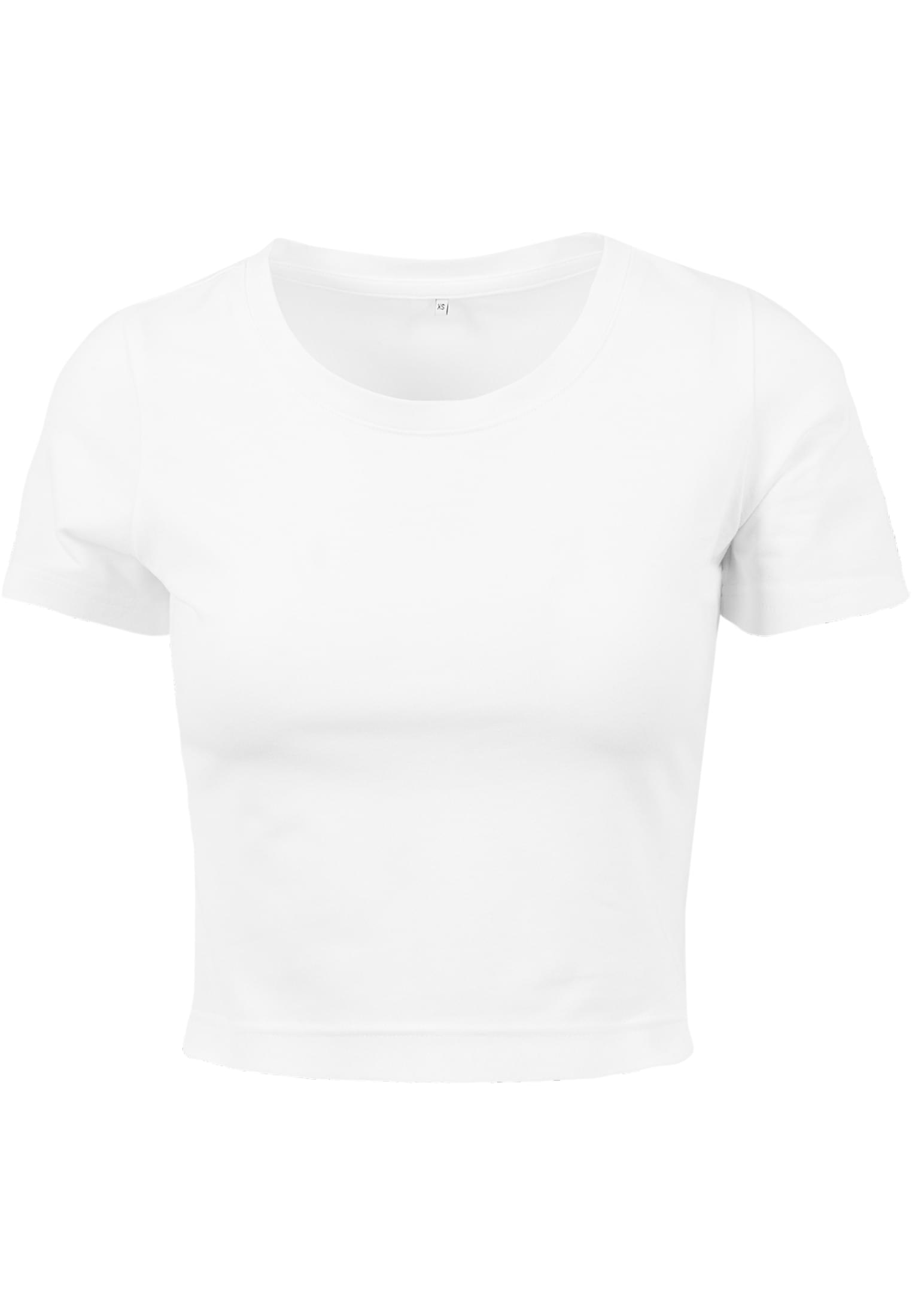 Ladies Cropped Tee white | white