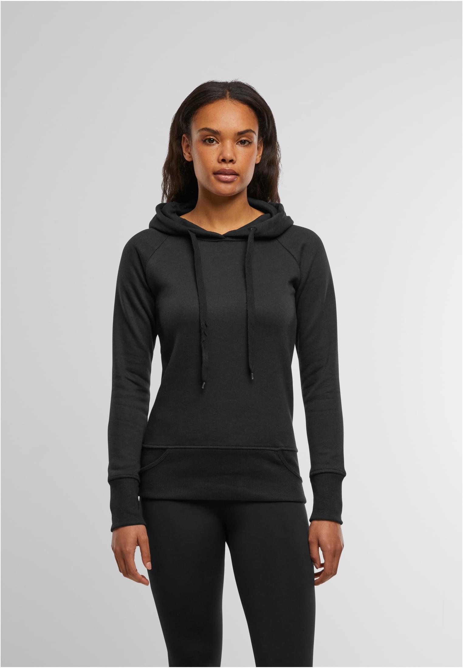 Ladies Cuff Pockets Hoody black | black