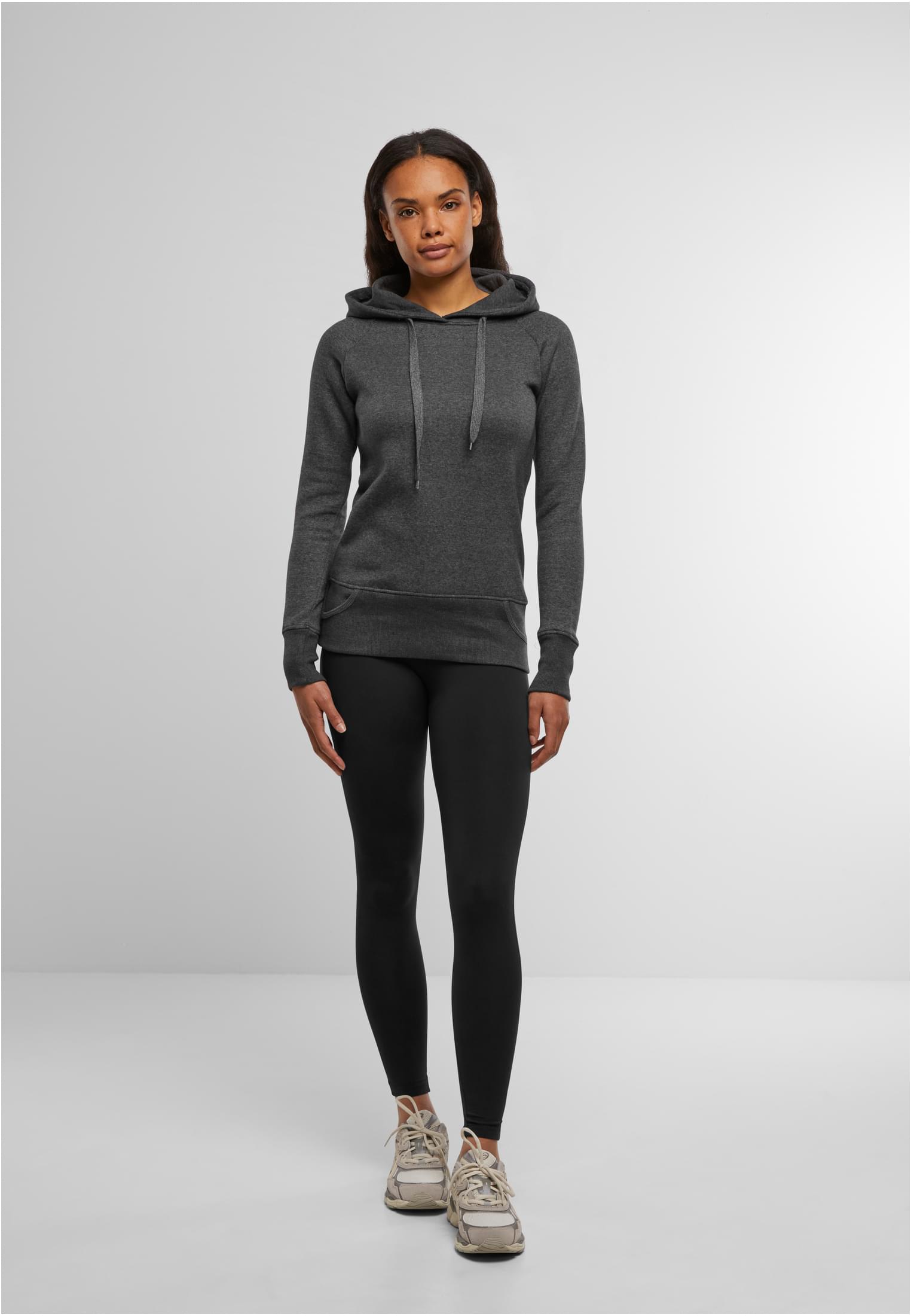 Ladies Cuff Pockets Hoody charcoal | charcoal
