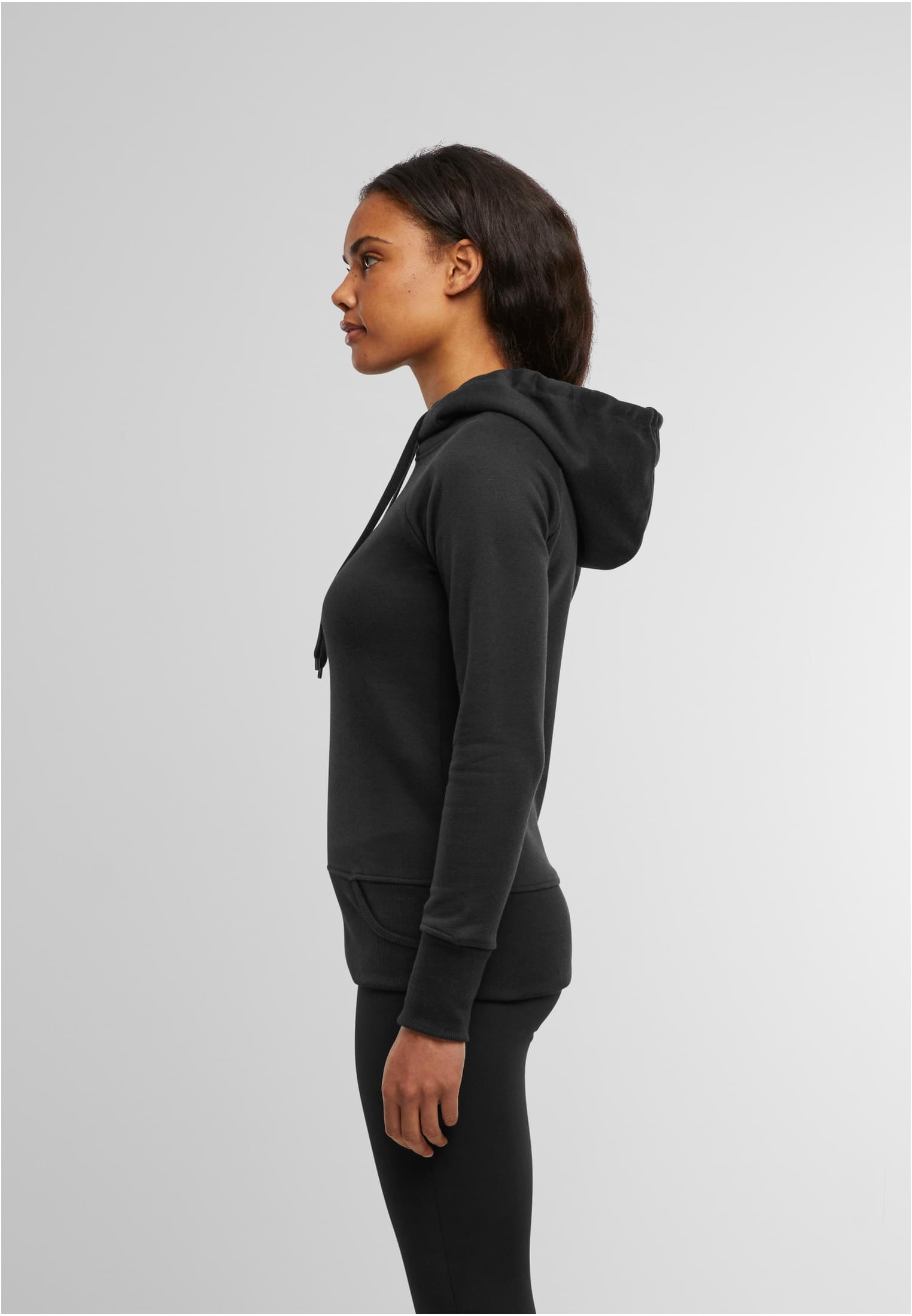 Ladies Cuff Pockets Hoody black | black