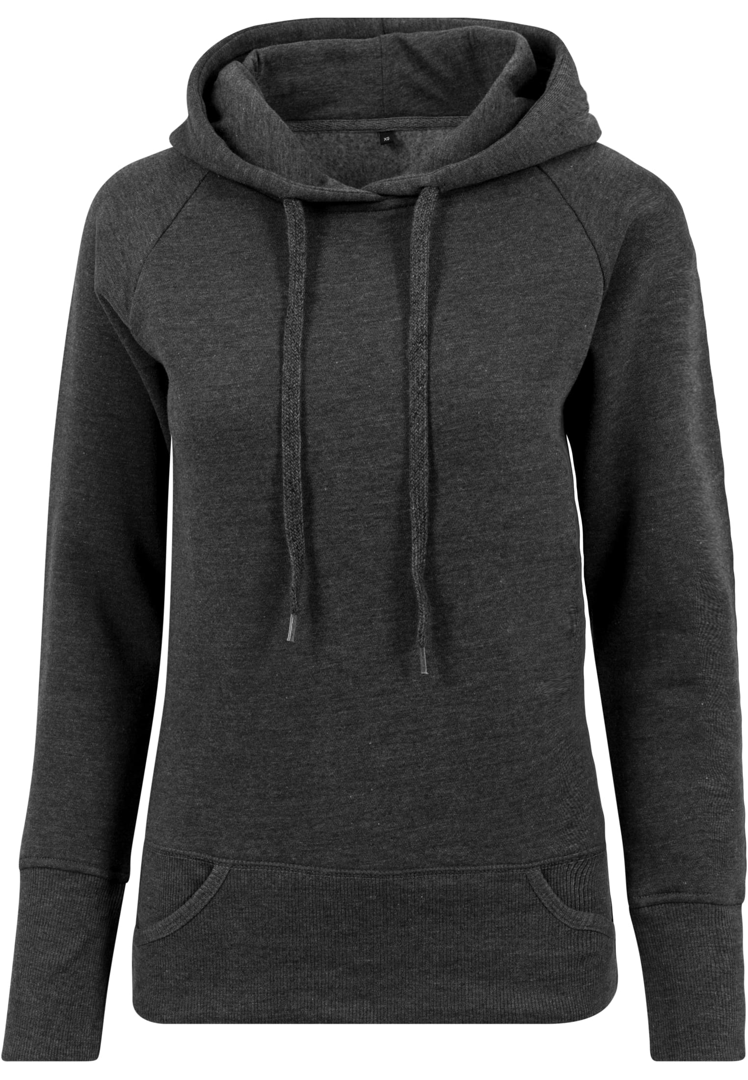 Ladies Cuff Pockets Hoody charcoal | charcoal
