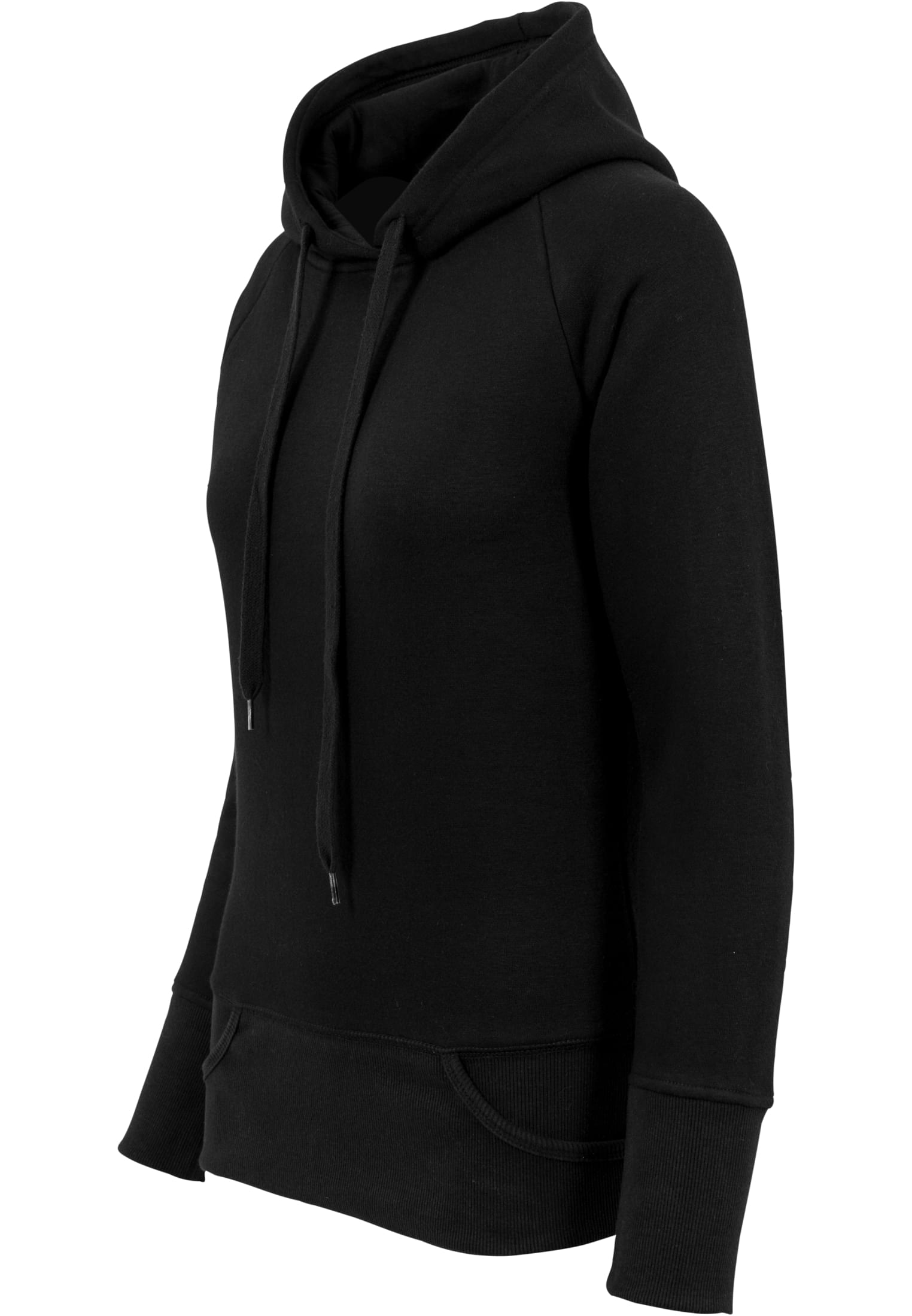 Ladies Cuff Pockets Hoody black | black
